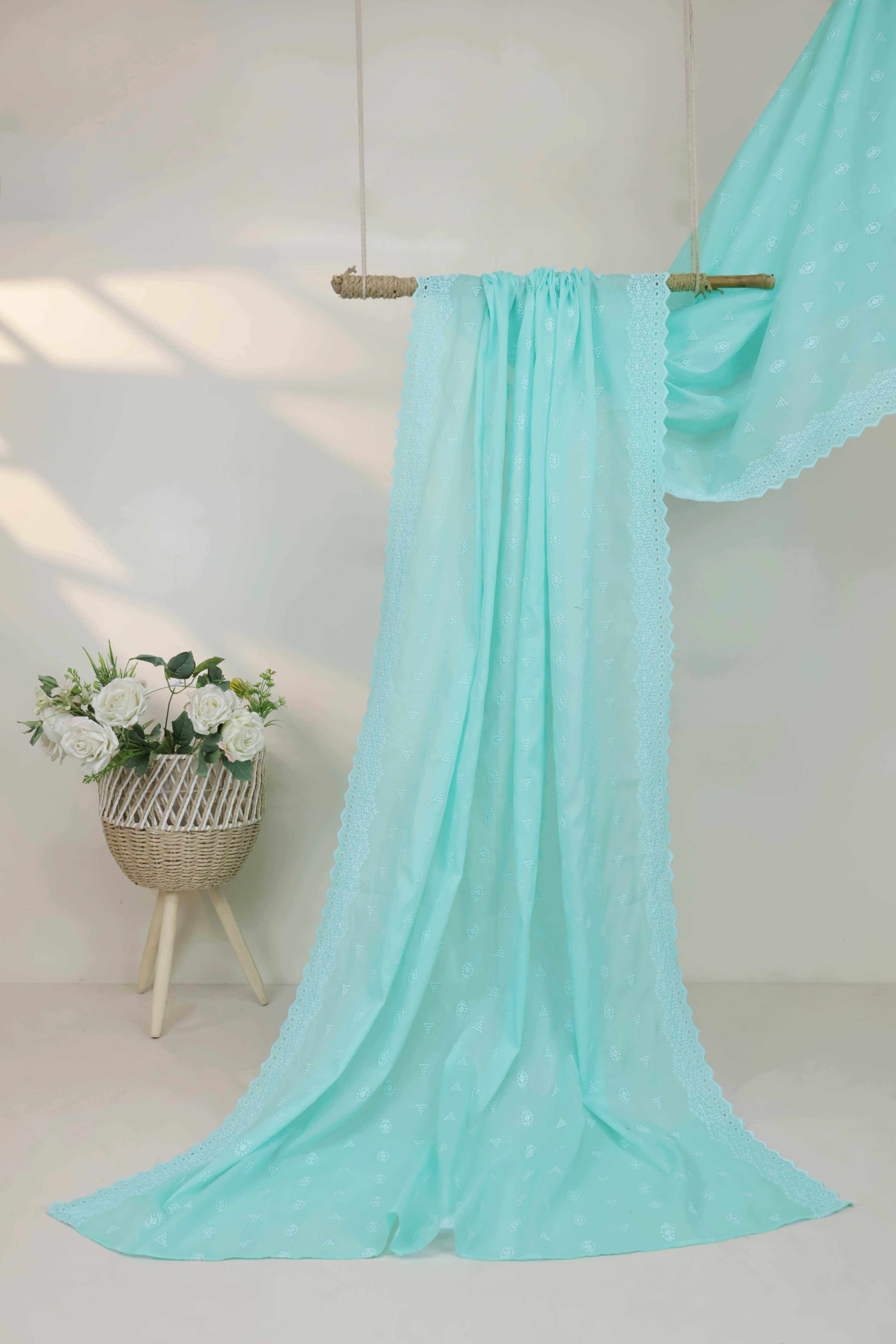 Full Embroidered Lawn Shawl 3800D - Image 2
