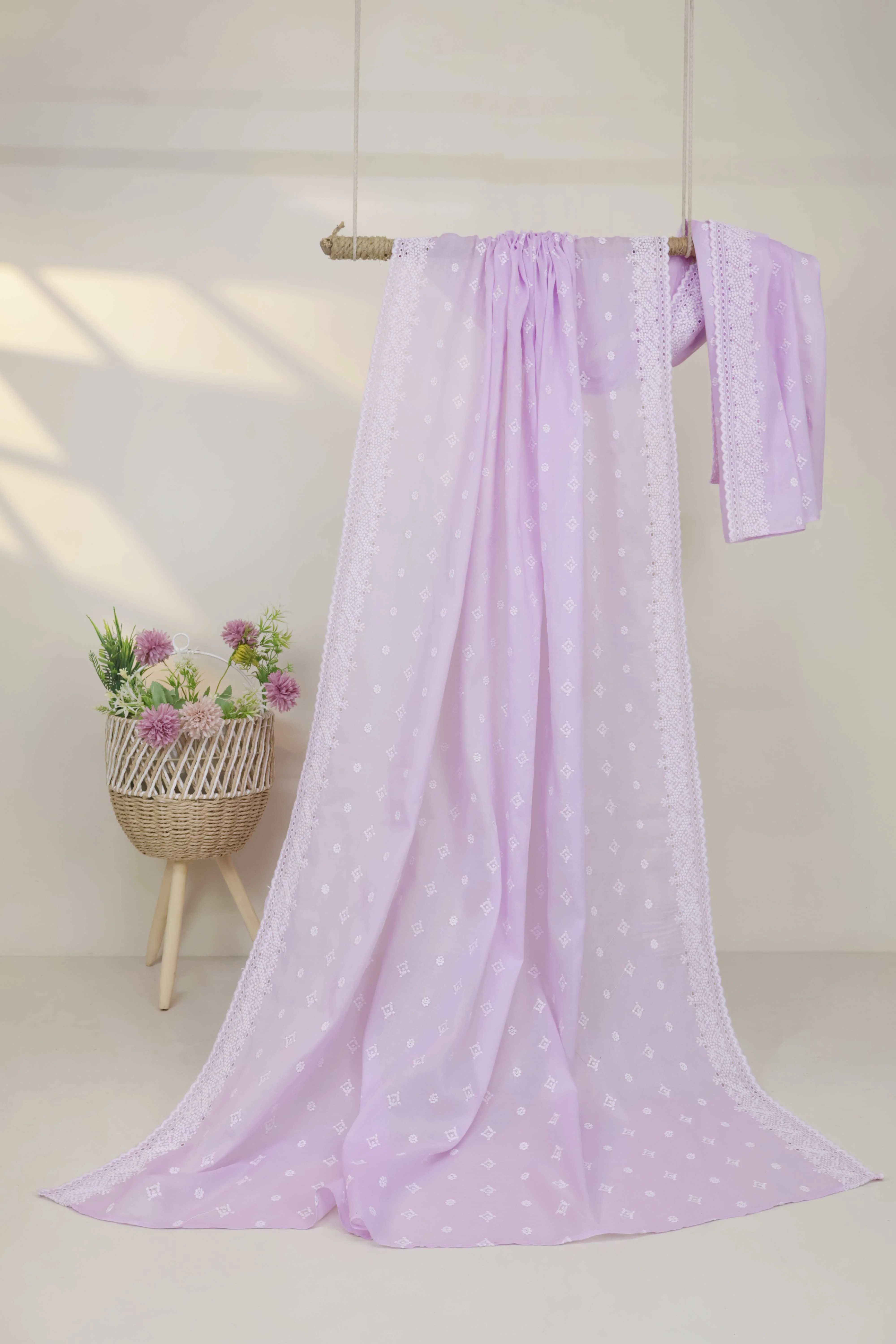 Full Embroidered Lawn Shawl 3800J - Image 2