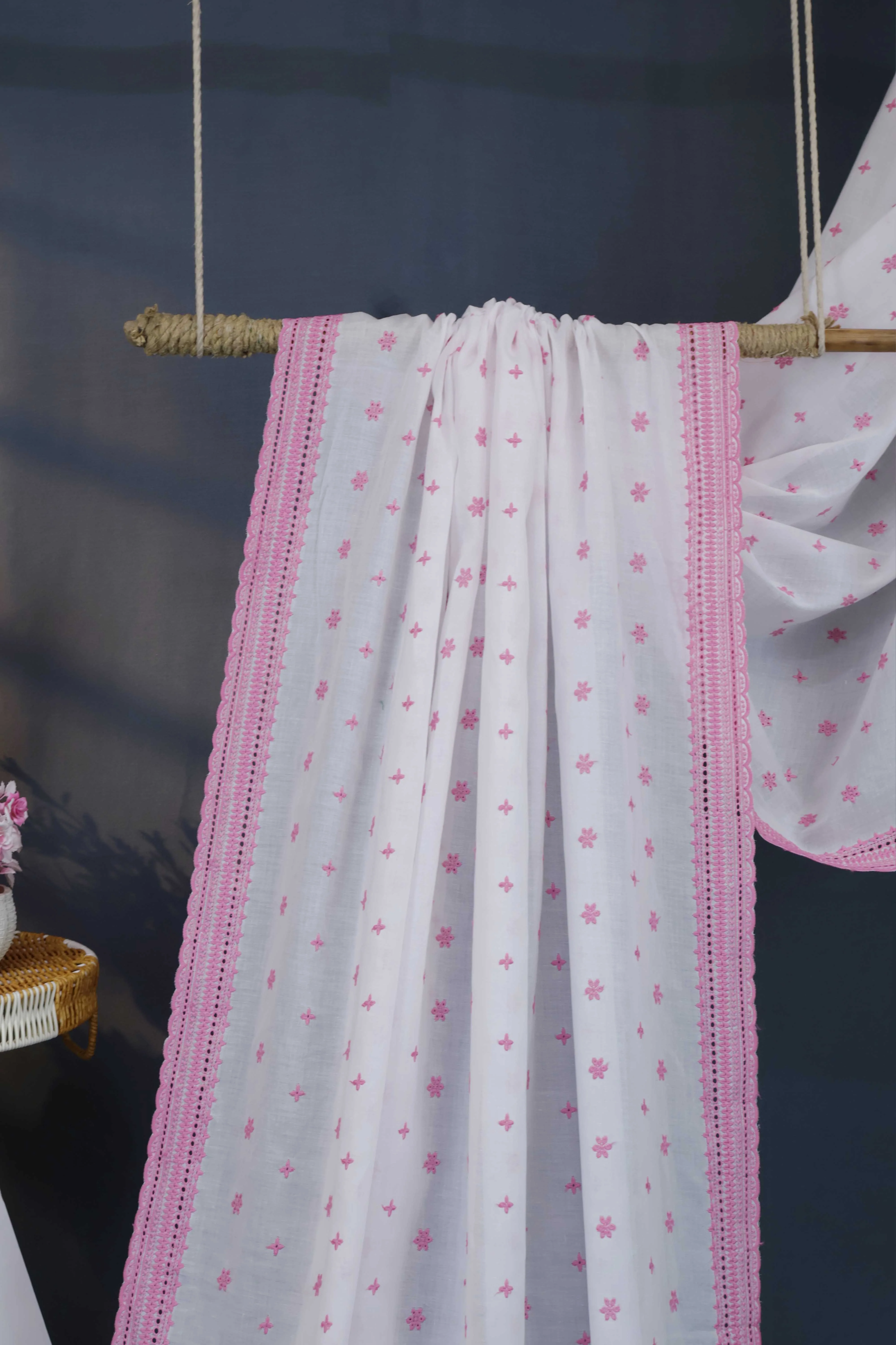 Full Embroidered Lawn Shawl 3806C - Image 3