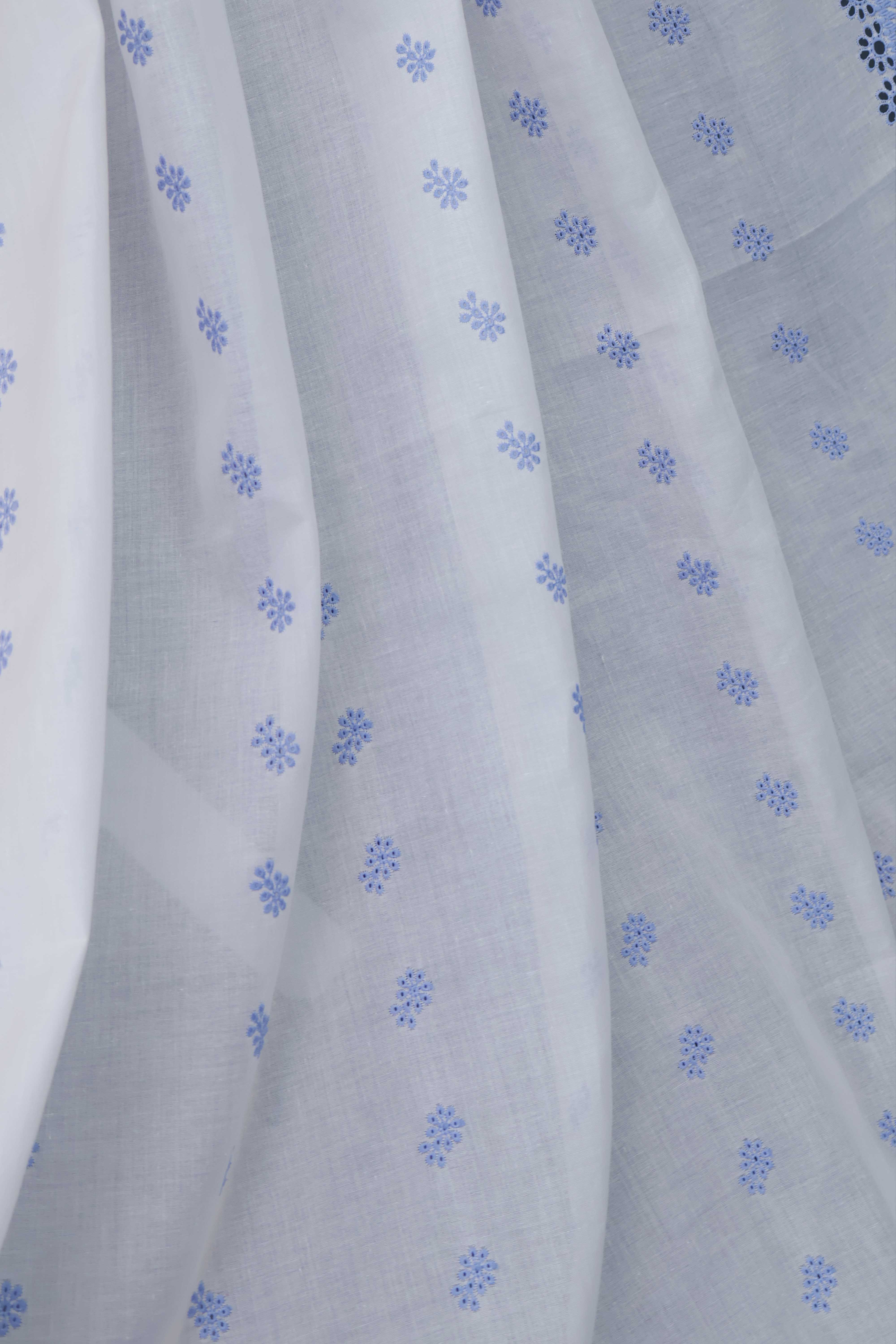 Full Embroidered Lawn Shawl 3806D - Image 4