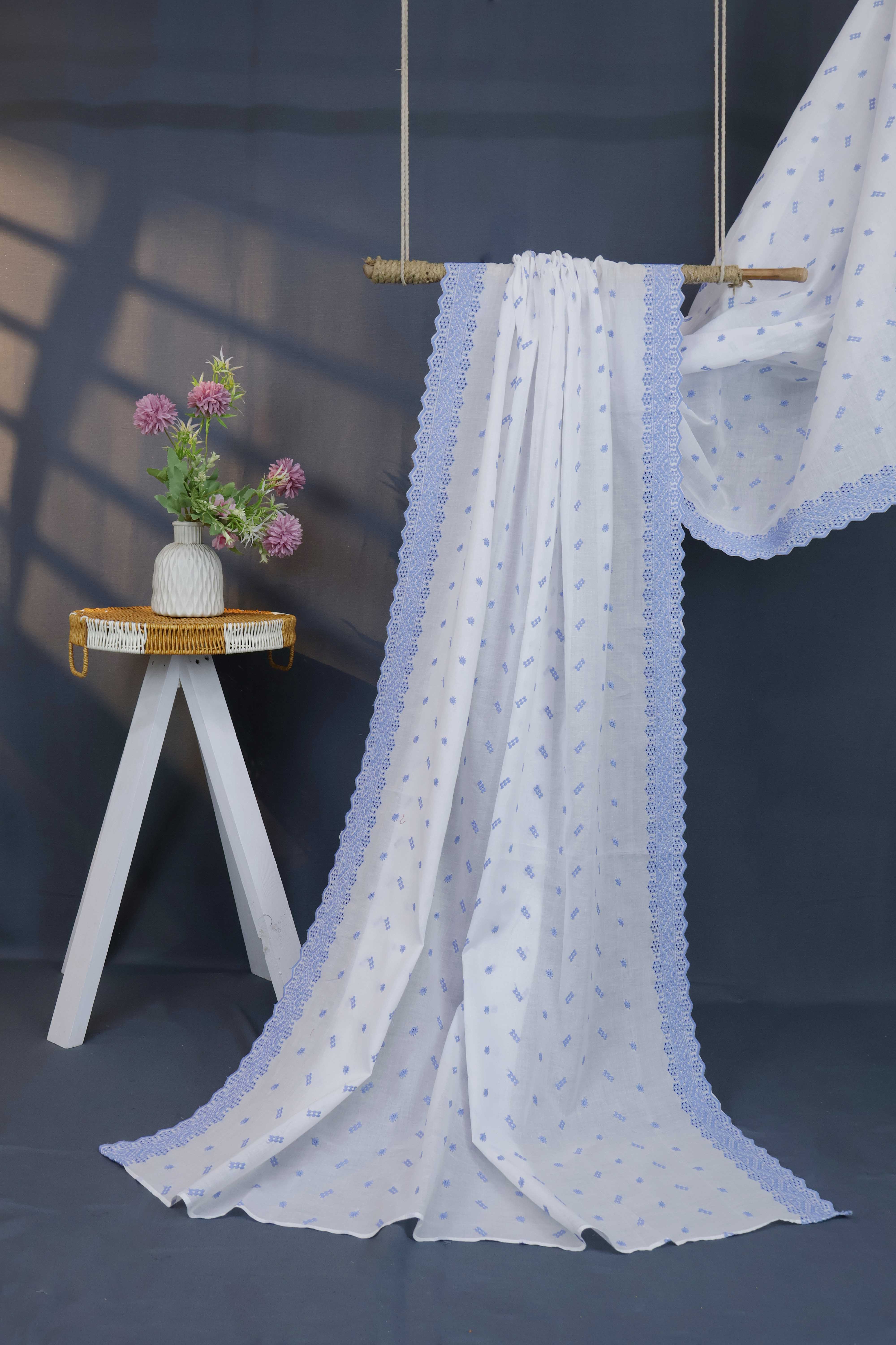 Full Embroidered Lawn Shawl 3806F - Image 3