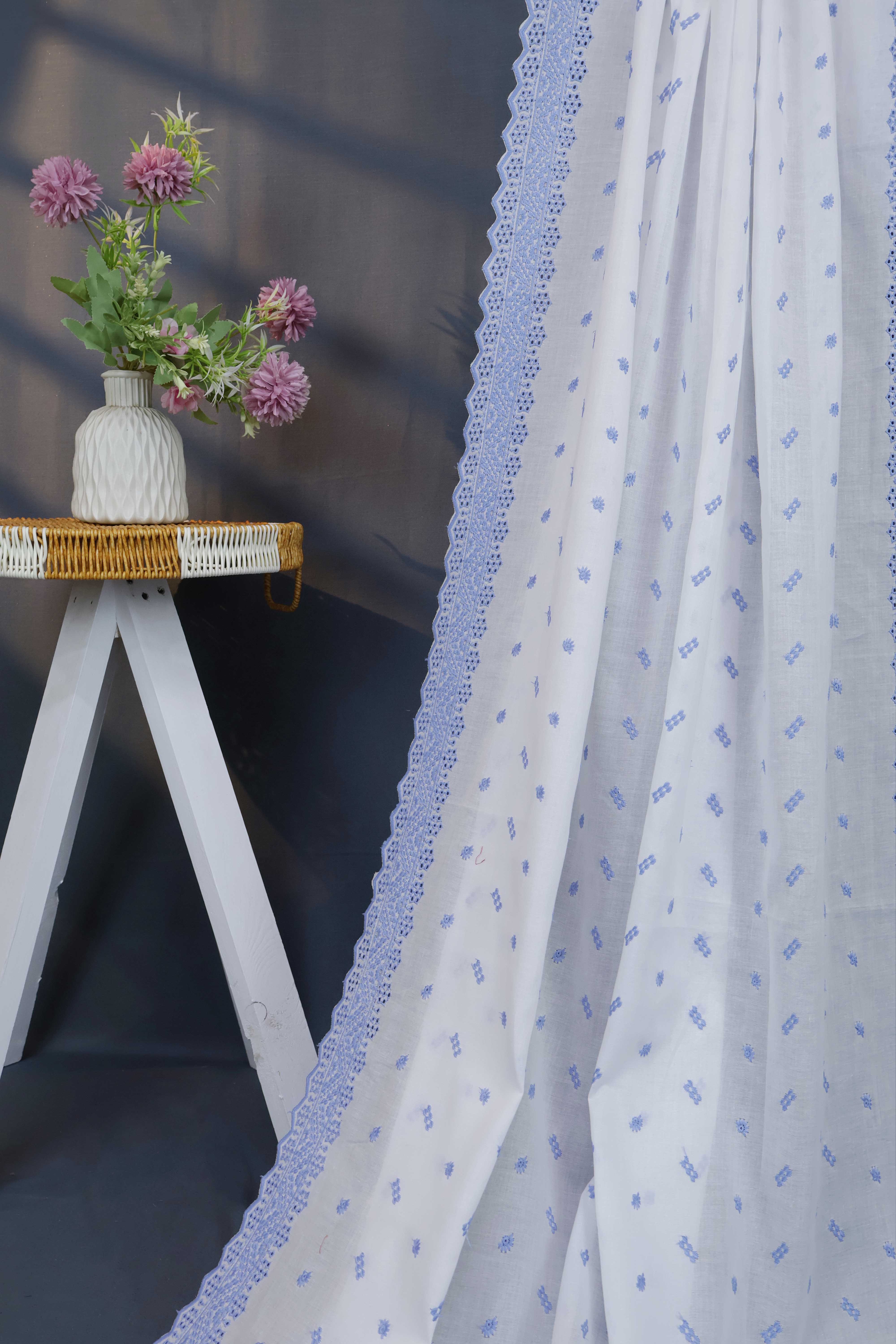Full Embroidered Lawn Shawl 3806F - Image 5