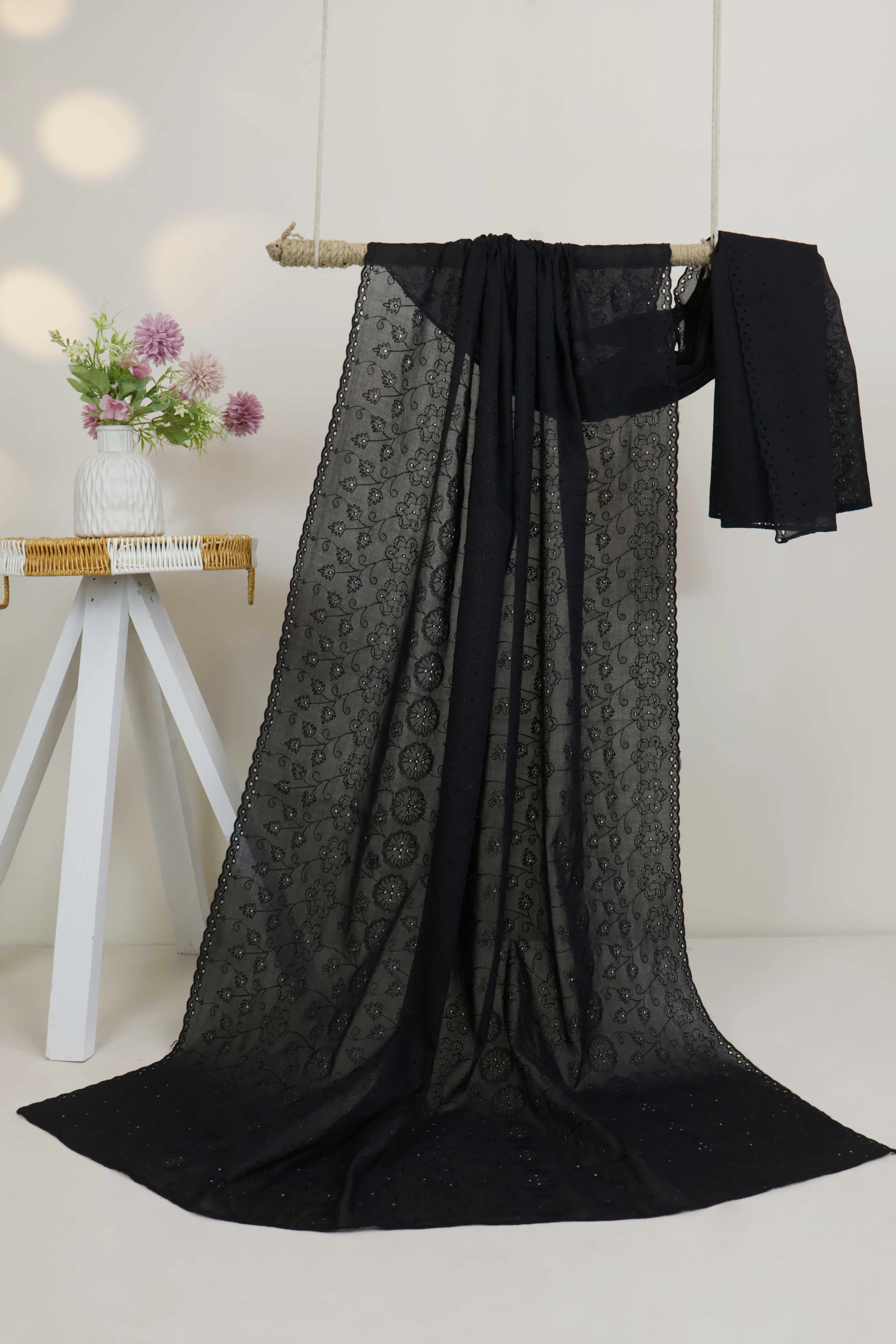 Full Embroidered Lawn Shawl HLSH179 - Image 2
