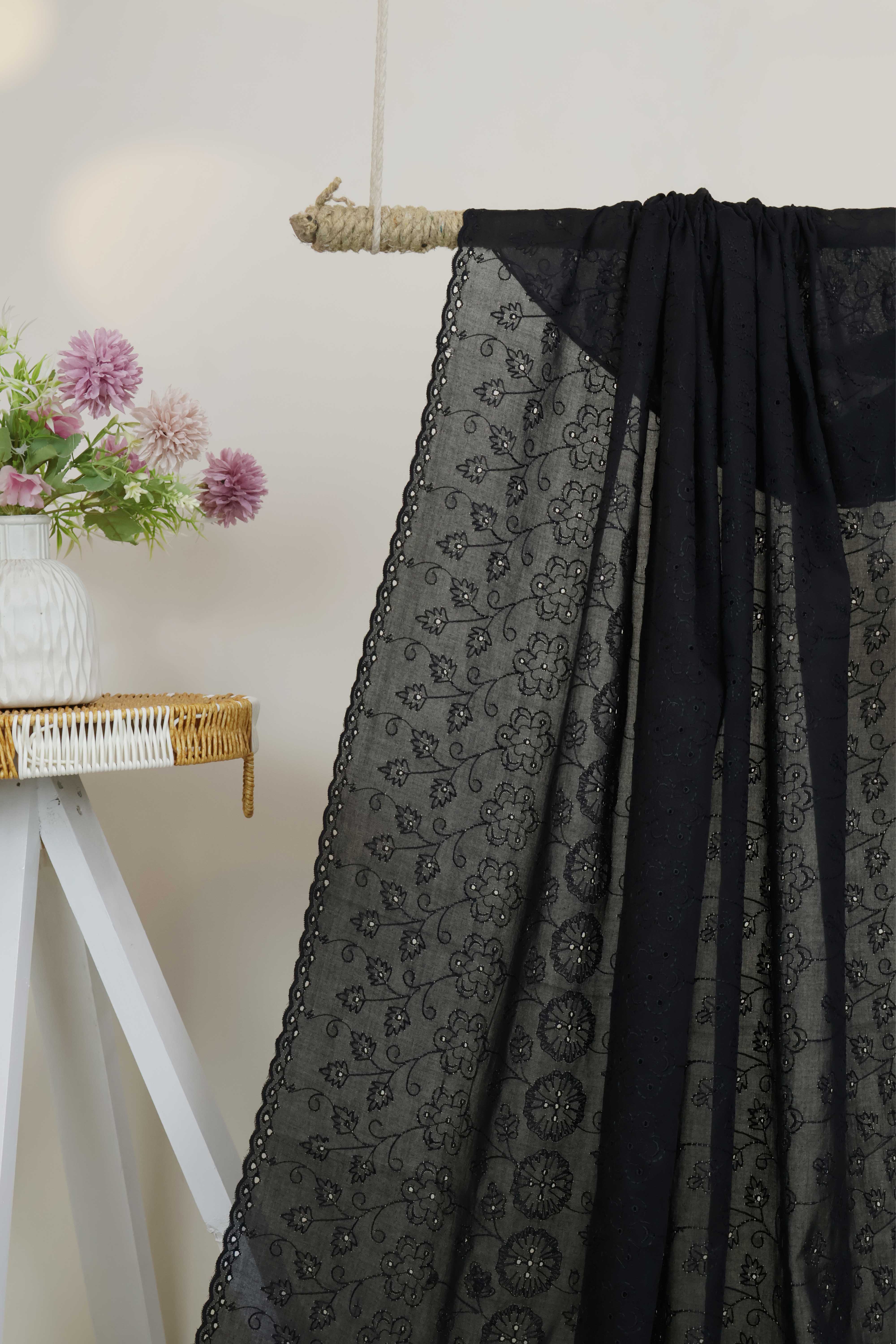 Full Embroidered Lawn Shawl HLSH179 - Image 5