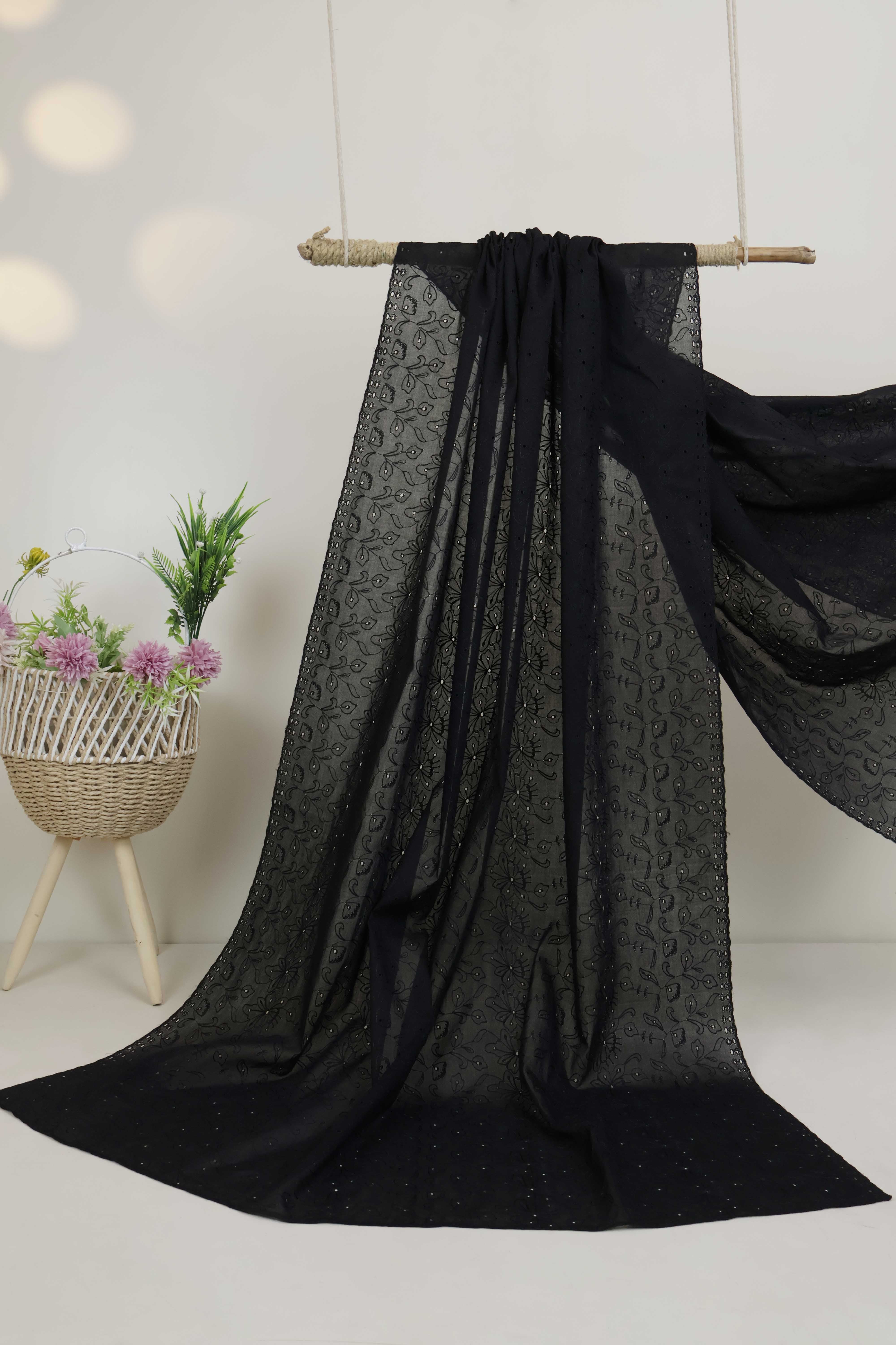 Full Embroidered Lawn Shawl HLSH181 - Image 3