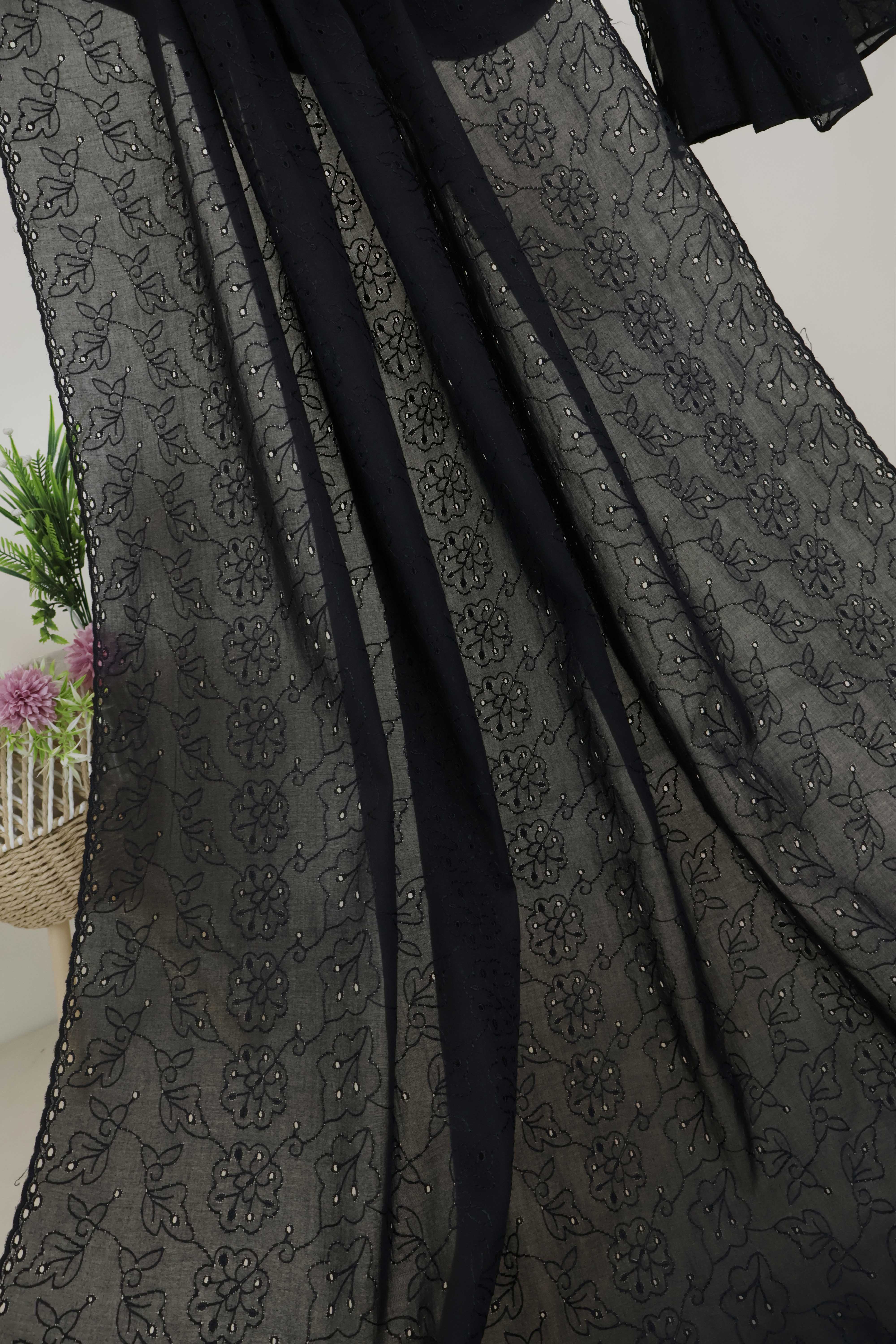 Full Embroidered Lawn Shawl HLSH182 - Image 5