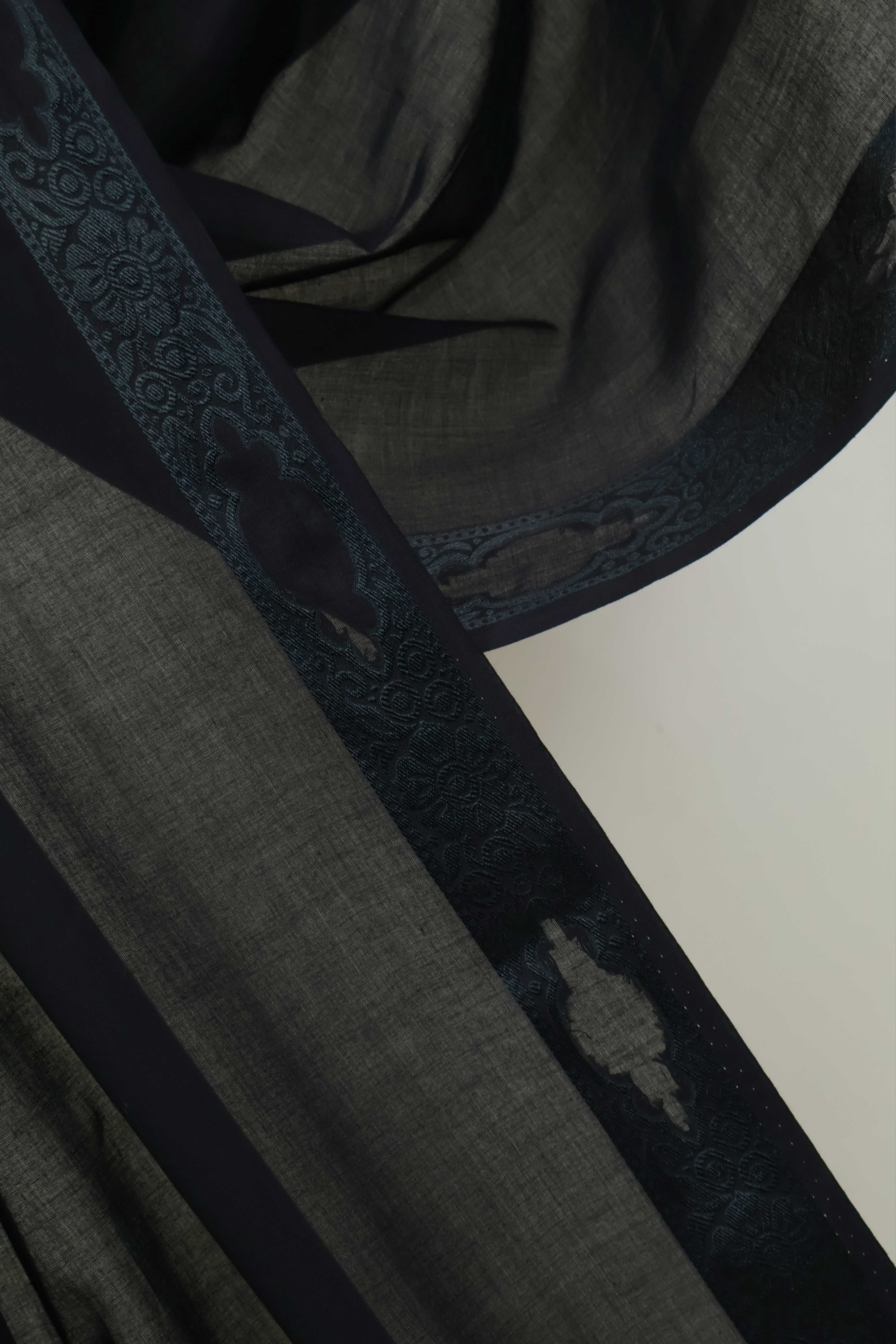 Jacquard Border Lawn Shawl HLSH141 - Image 5