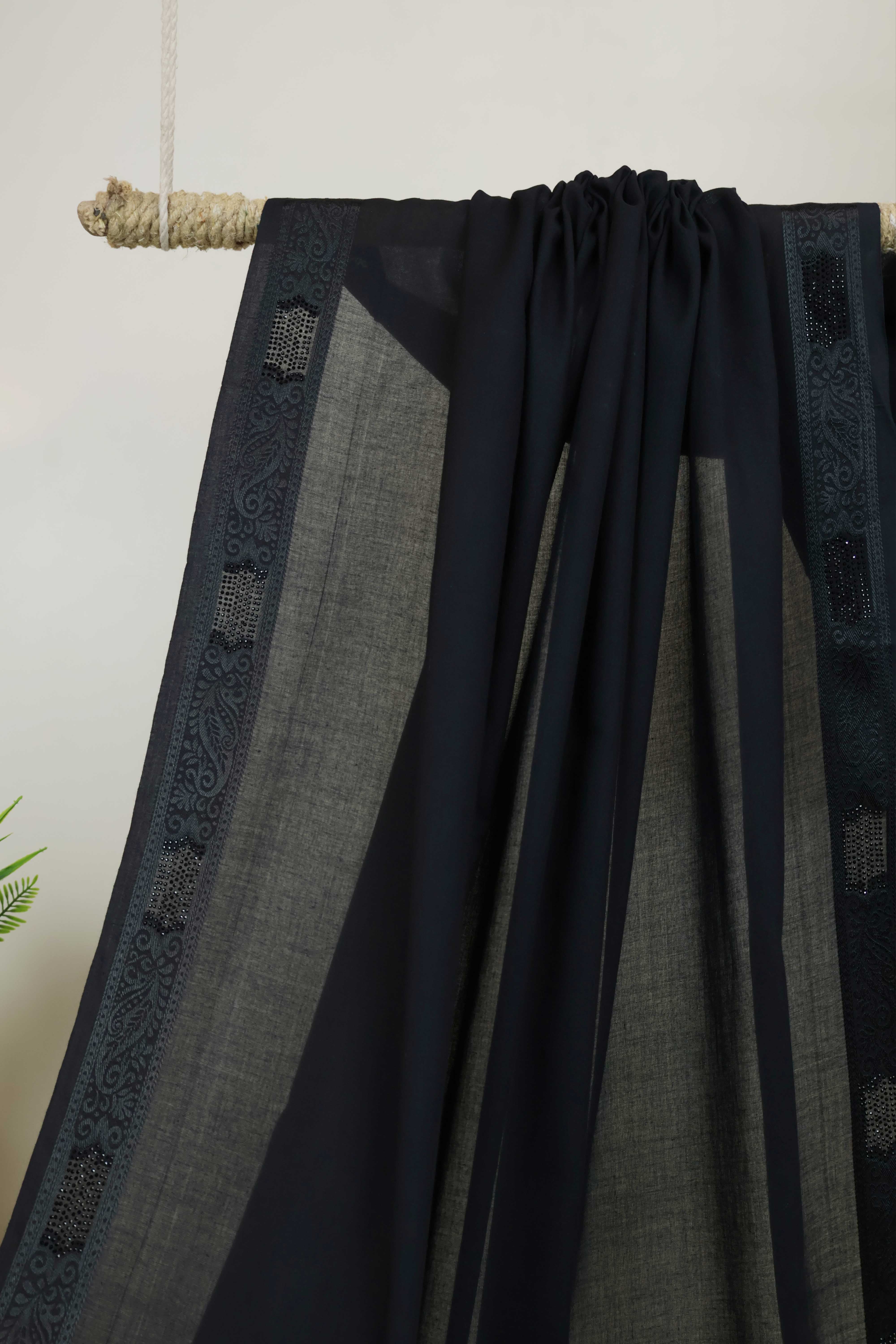 Jacquard Border Lawn Shawl HLSH137 - Image 5