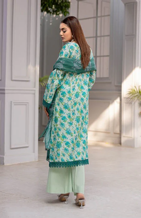 Lawn Embroidered Suit H25WR43 - Image 3