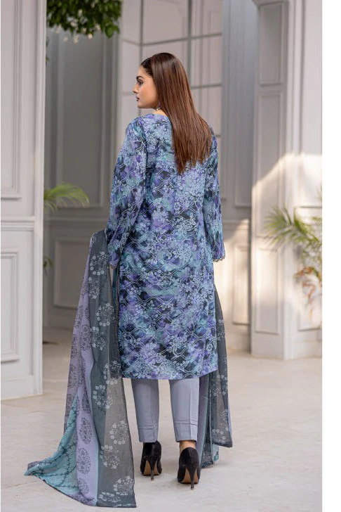 Lawn Embroidered Suit H25WR41 - Image 3