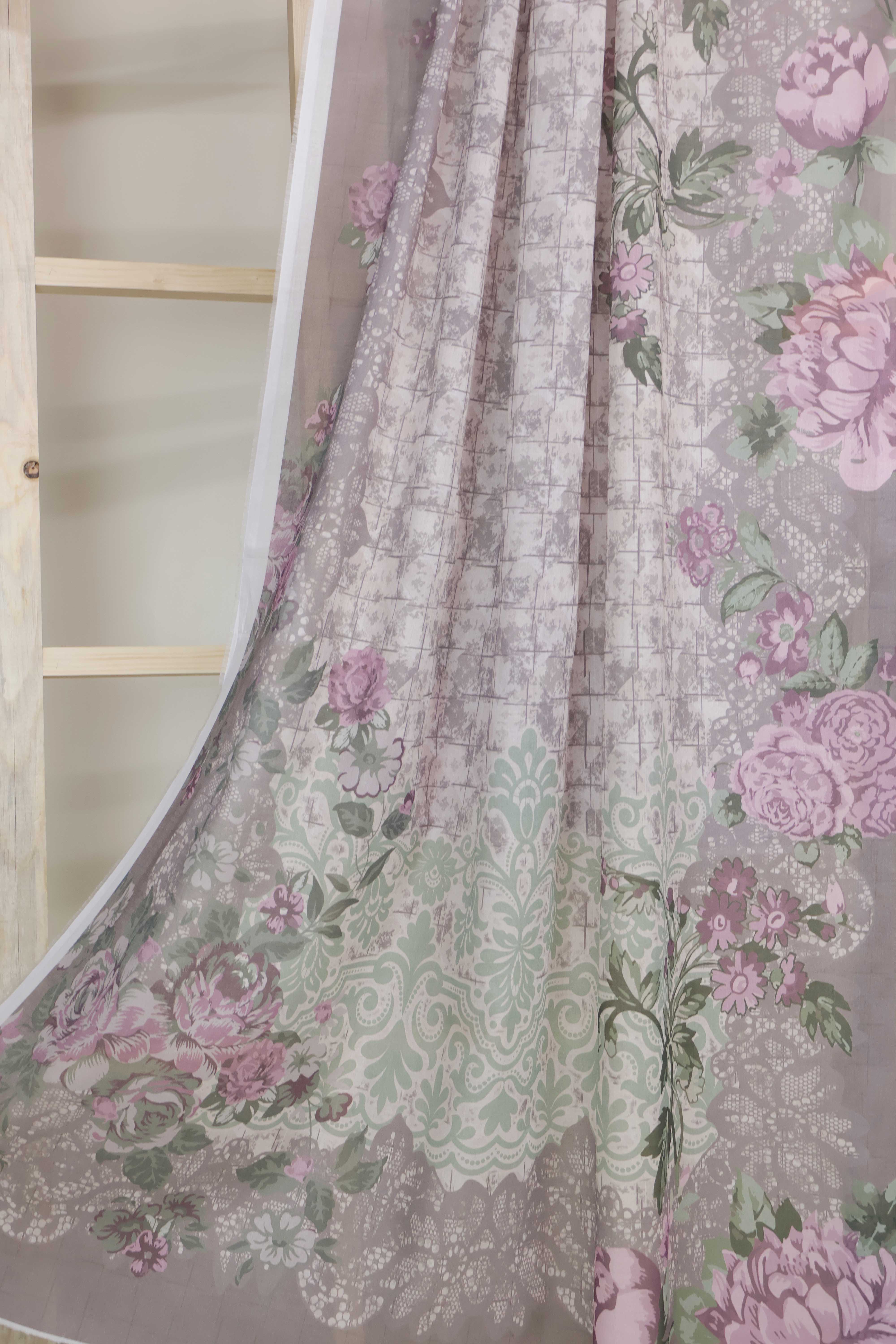 3-Piece Lawn Embroidered Suit V1D02 - Image 5