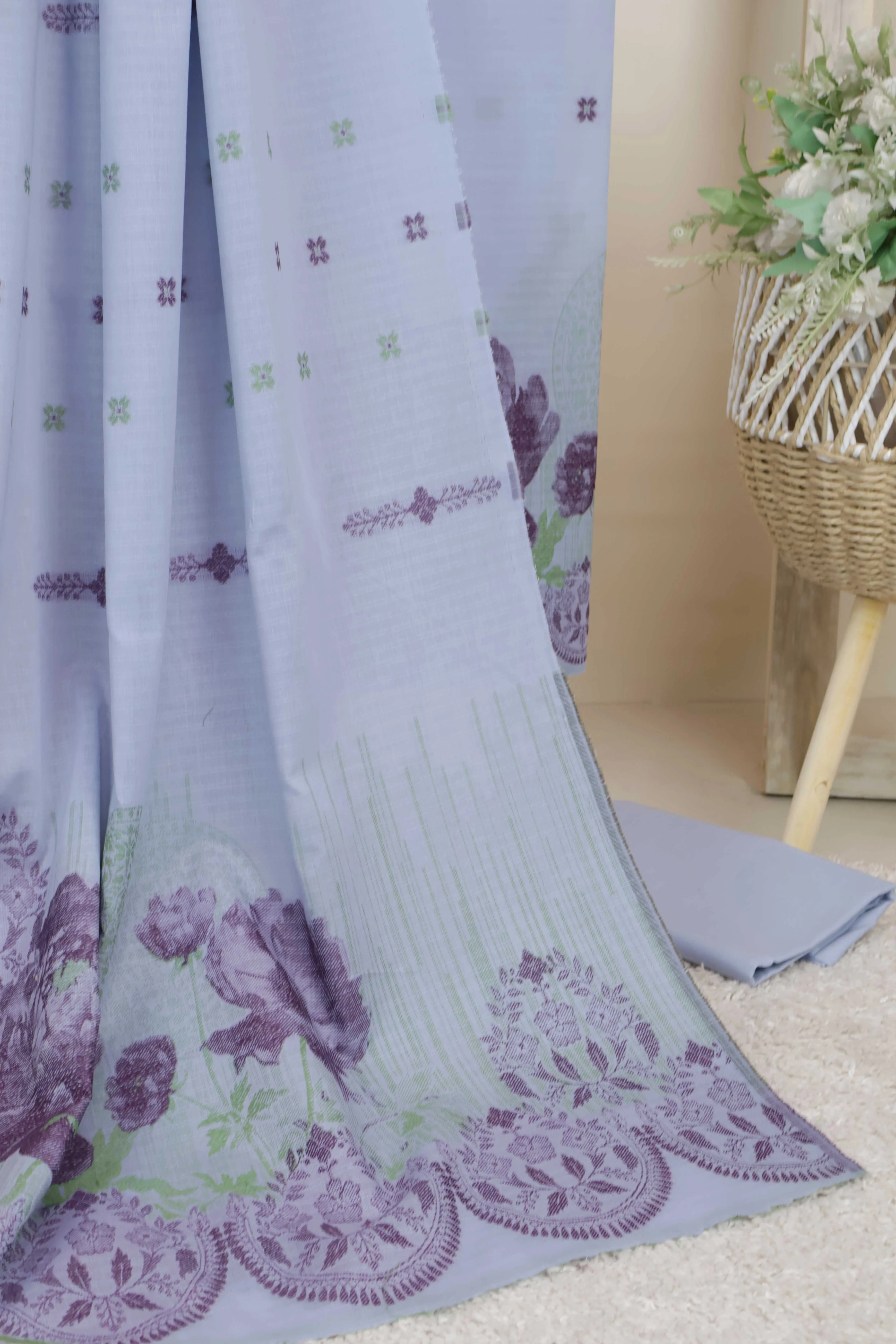 Lawn Jacquard Suit V5D01 - Image 5