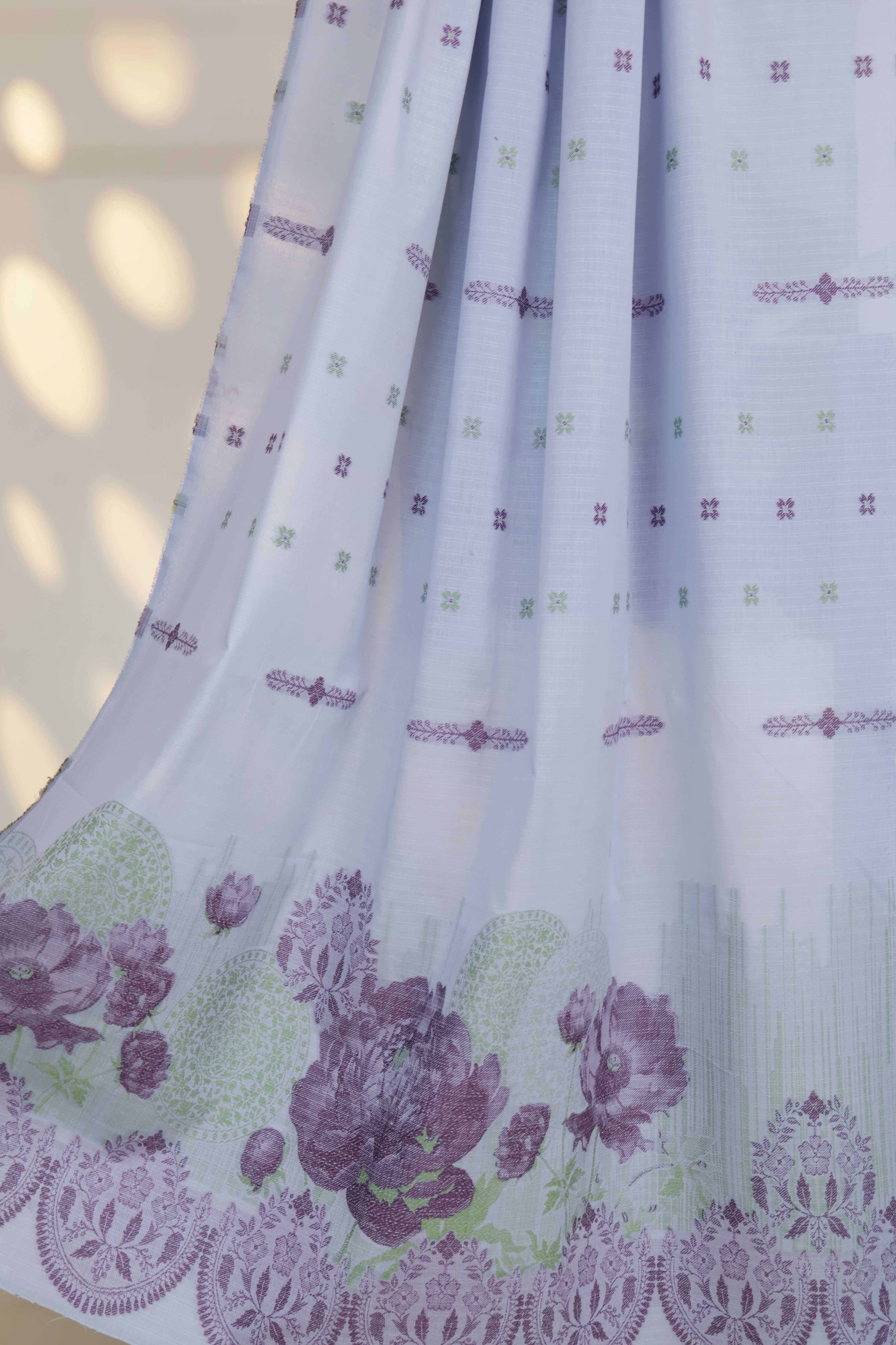 Lawn Jacquard Suit V5D01 - Image 6