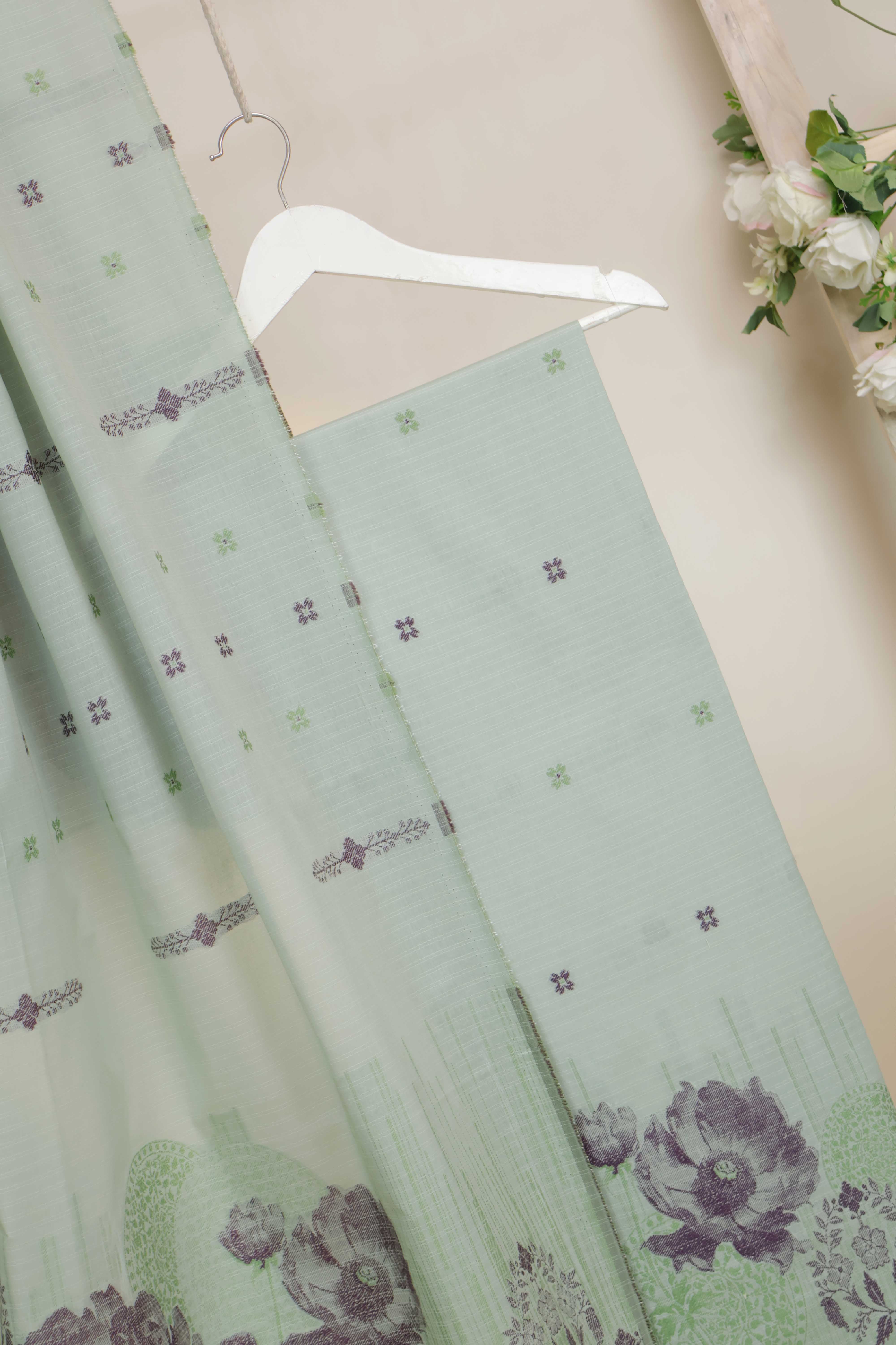 Lawn Jacquard Suit V5D05 - Image 4