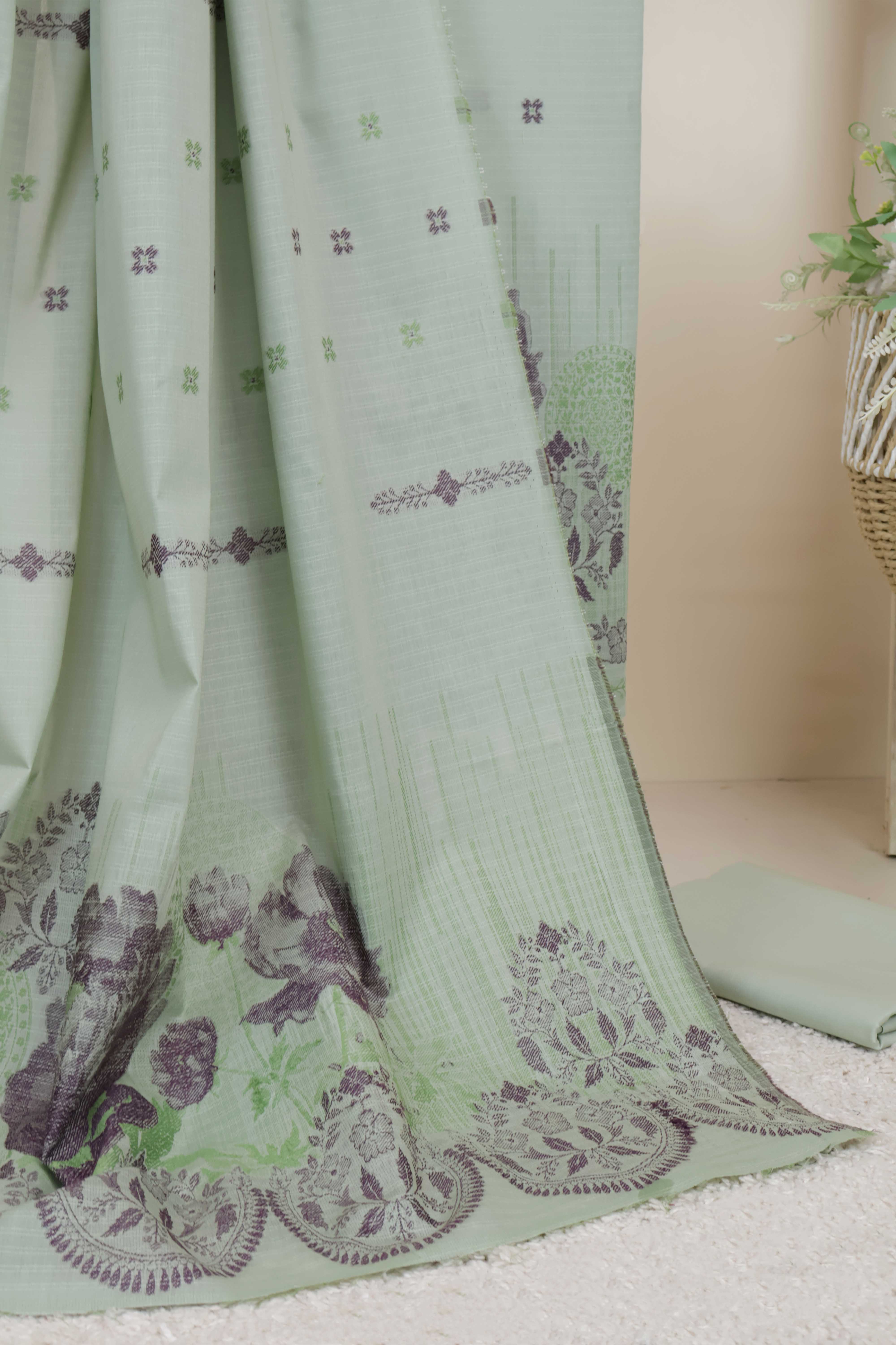 Lawn Jacquard Suit V5D05 - Image 6