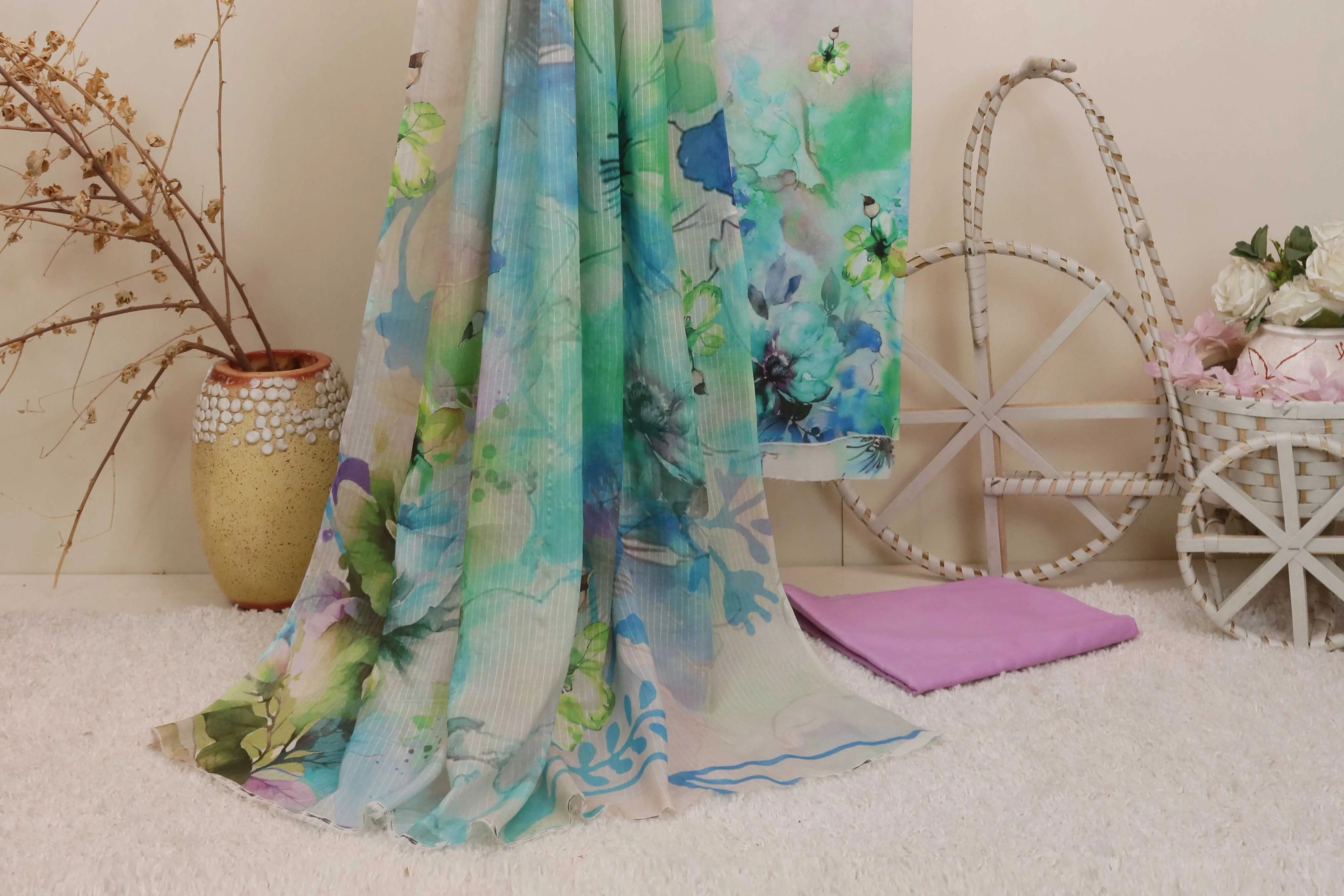Lawn Printed Suit H25SLST33 - Image 3
