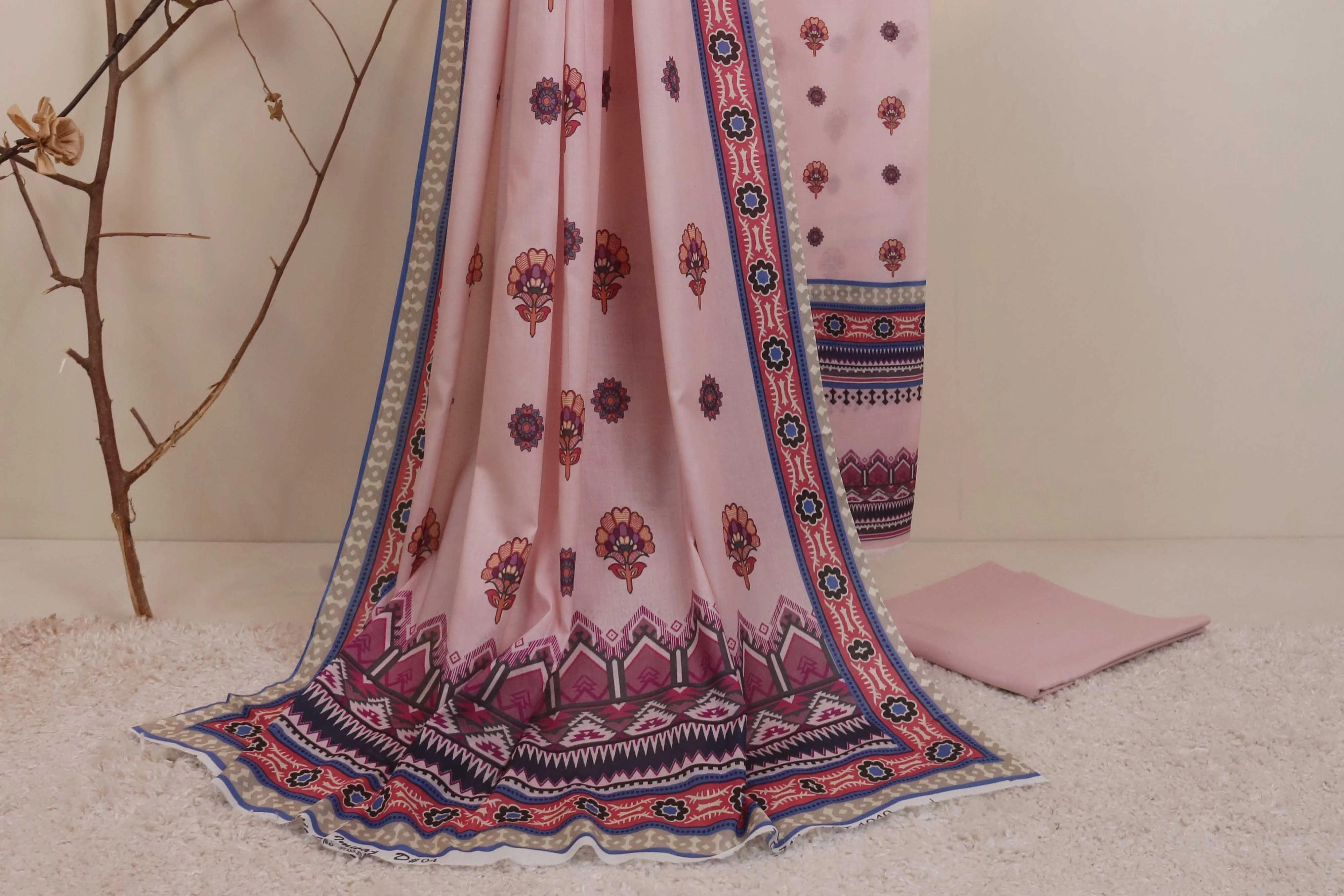 Lawn Printed Suit H25SLST49 - Image 3