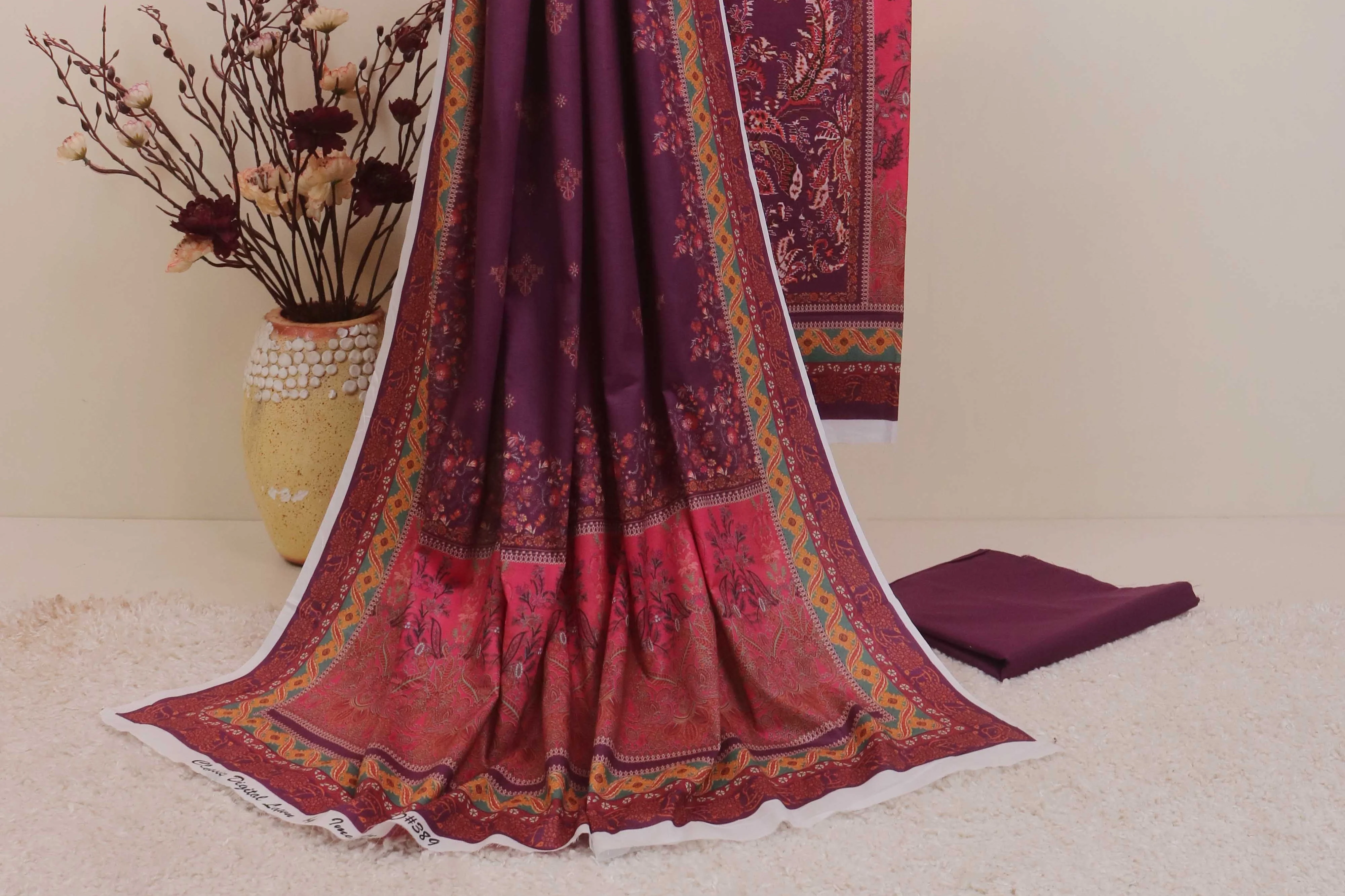 Lawn Printed Suit H25SLST51 - Image 5
