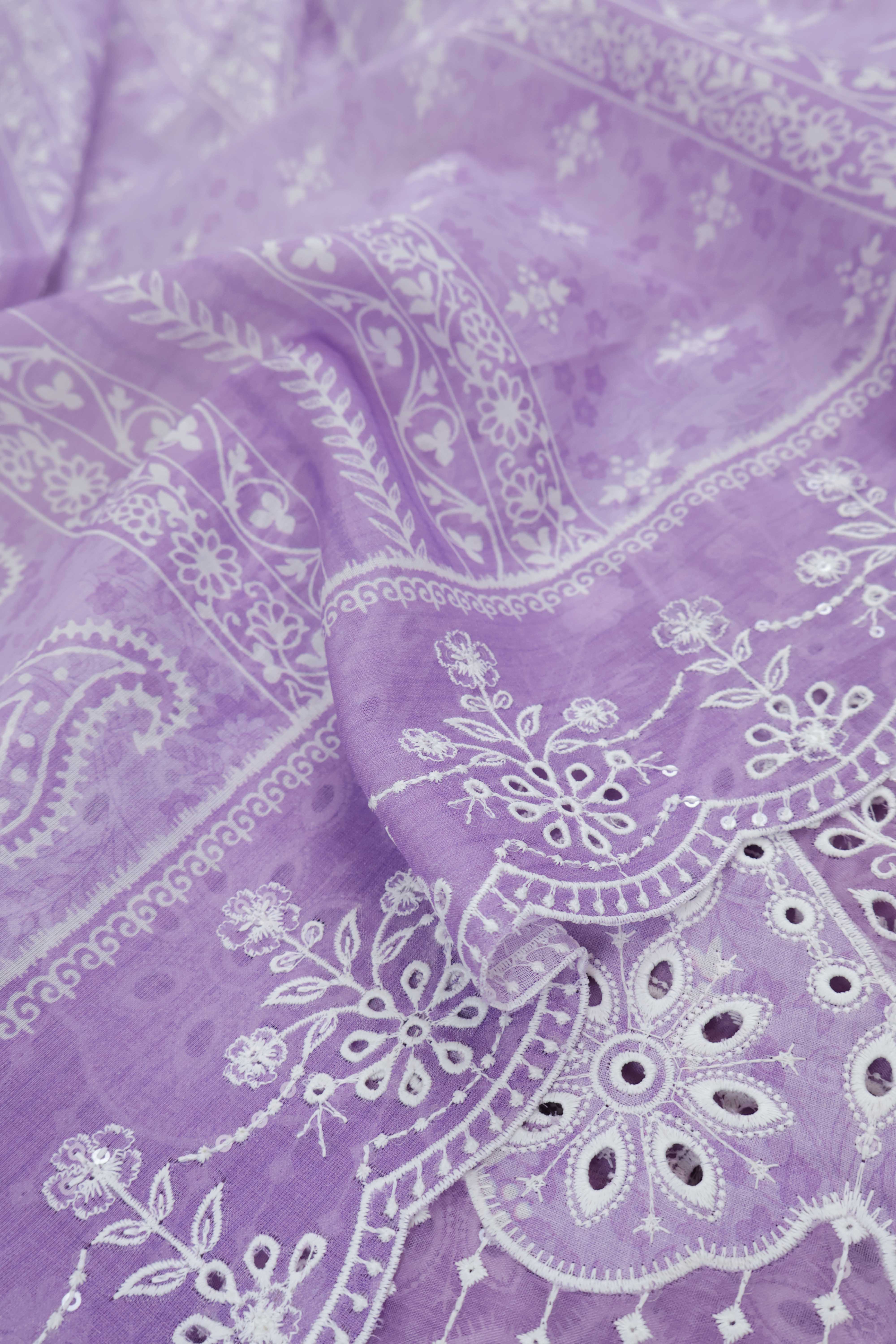 Luxury Lawn Embroidered Suit ELBS19 - Image 5