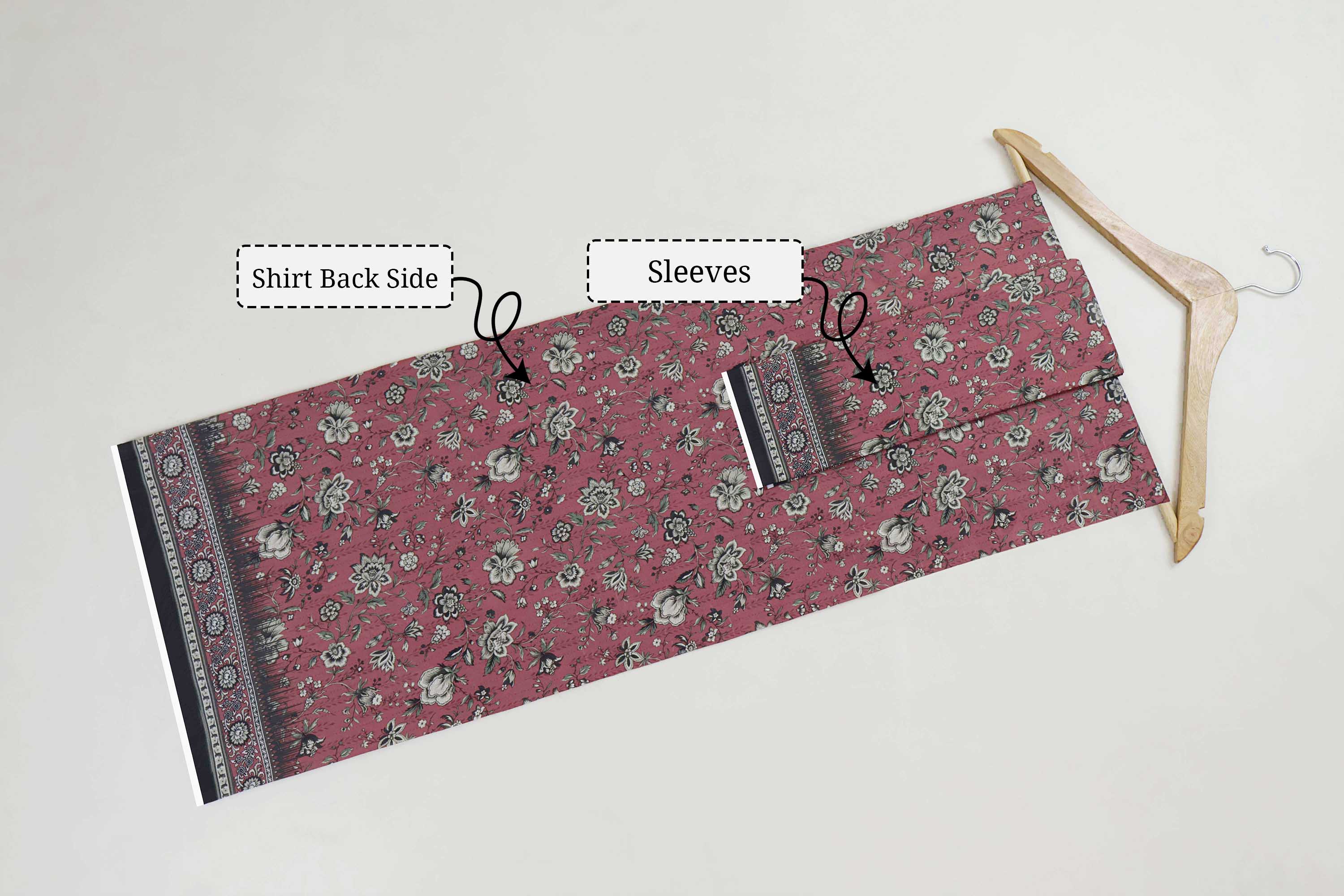 Luxury Lawn Embroidered Suit ELBS33 - Image 6