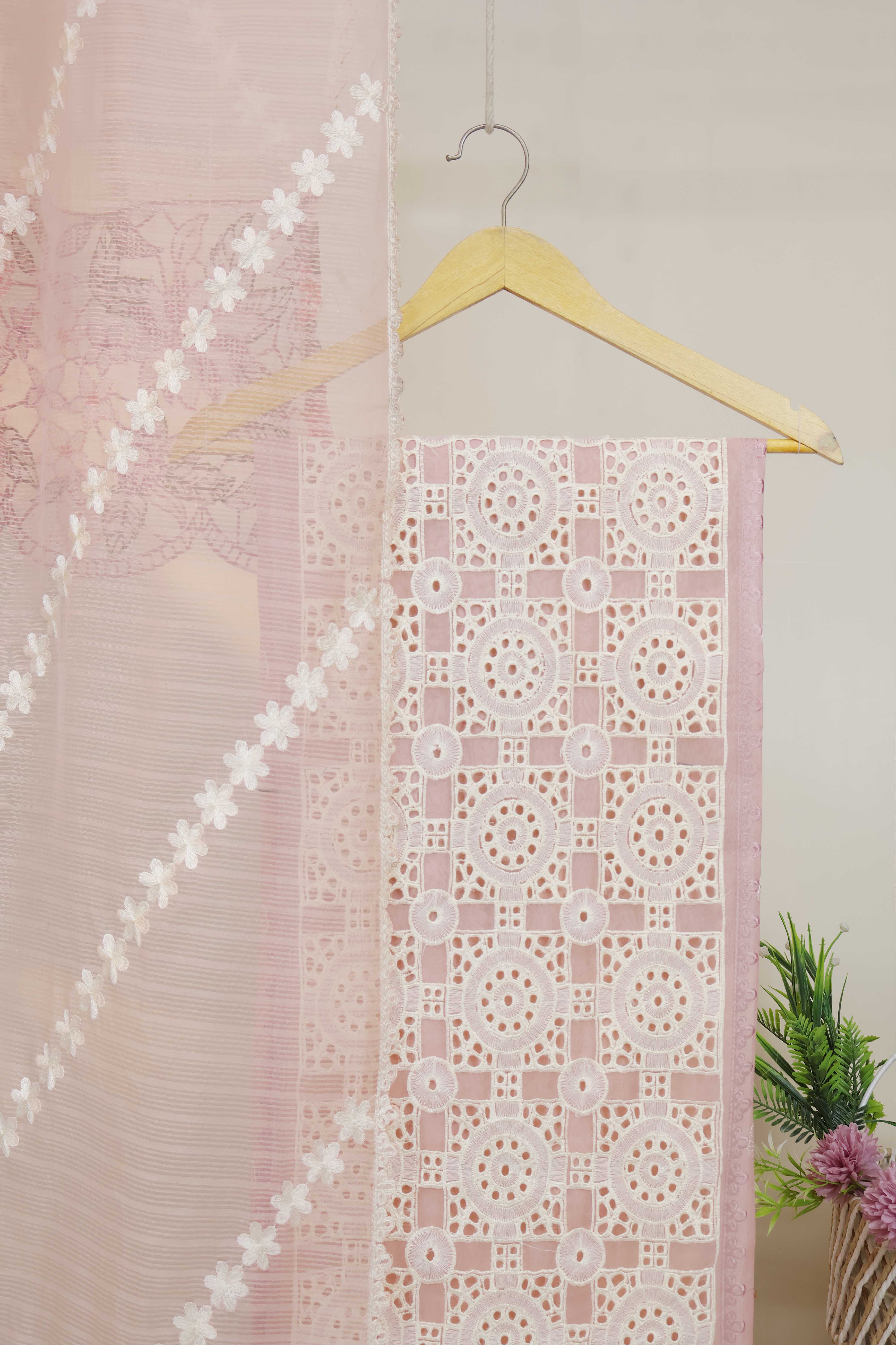Luxury Lawn Embroidered Suit ELHA52 - Image 3