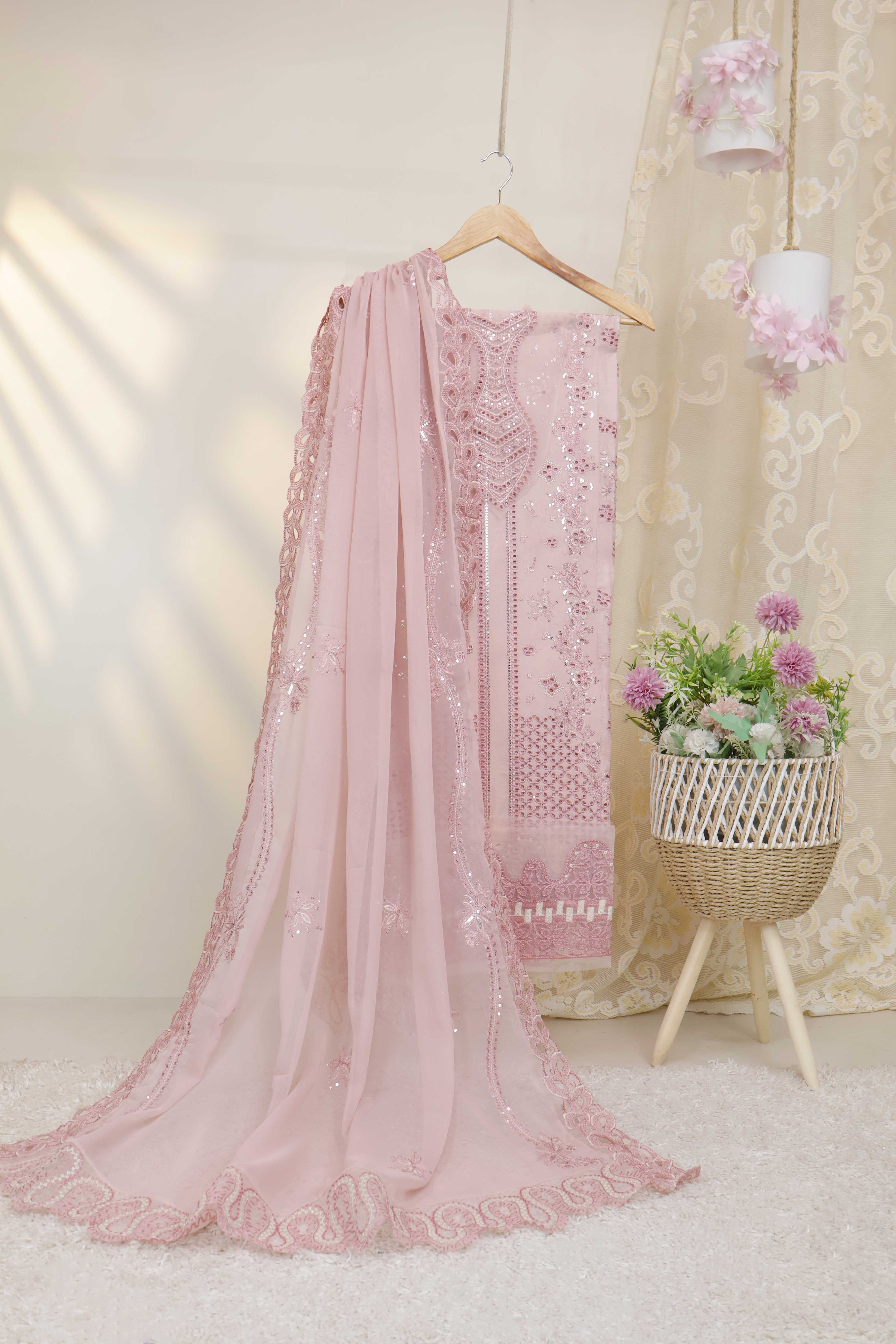 Luxury Lawn Embroidered Suit ELHA14 - Image 3