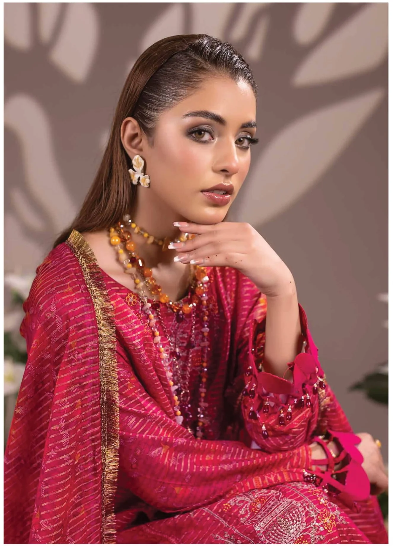 Luxury Lawn Embroidered Suit H25HR06 - Image 2