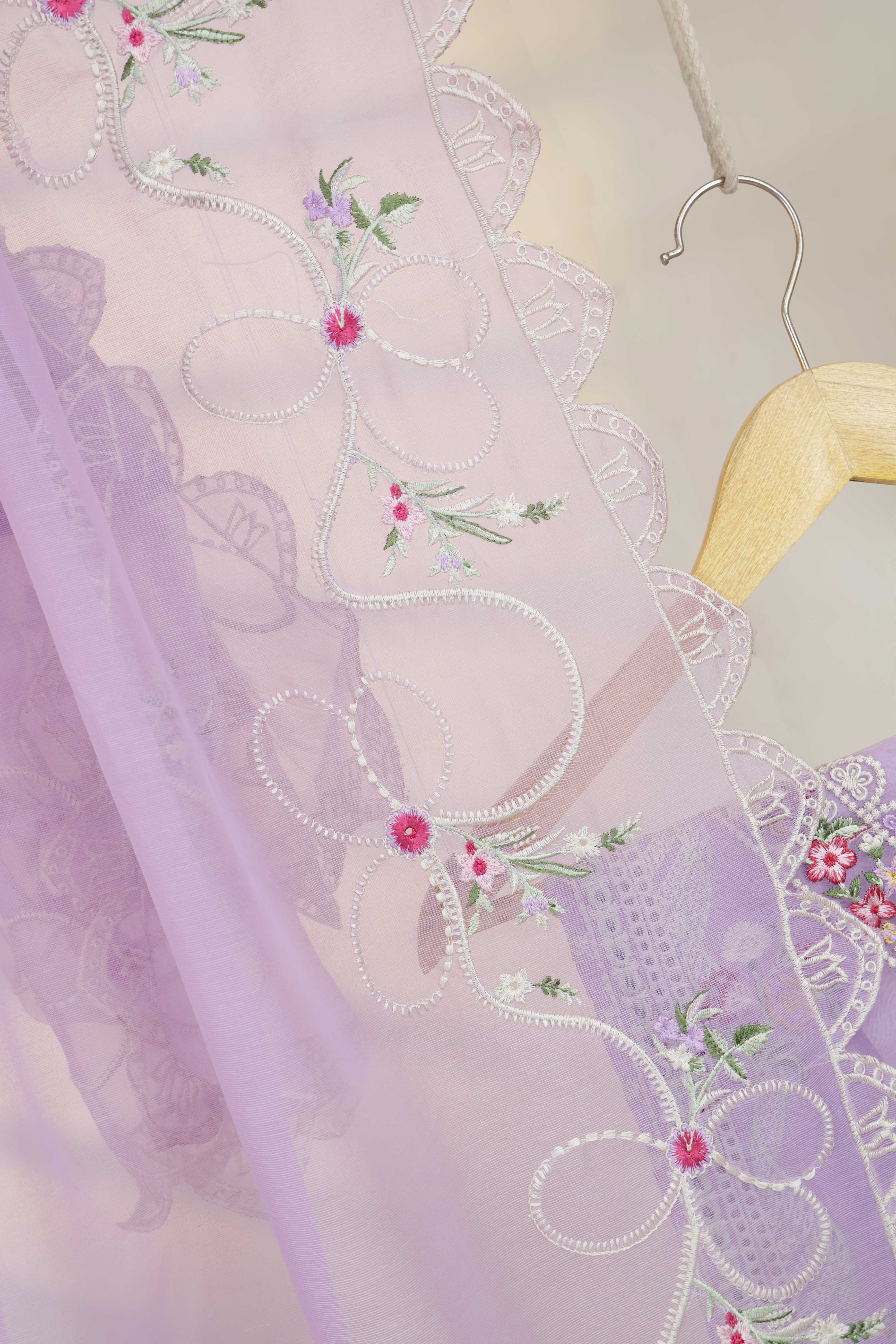 Luxury Lawn Embroidered suit ELHA48 - Image 6