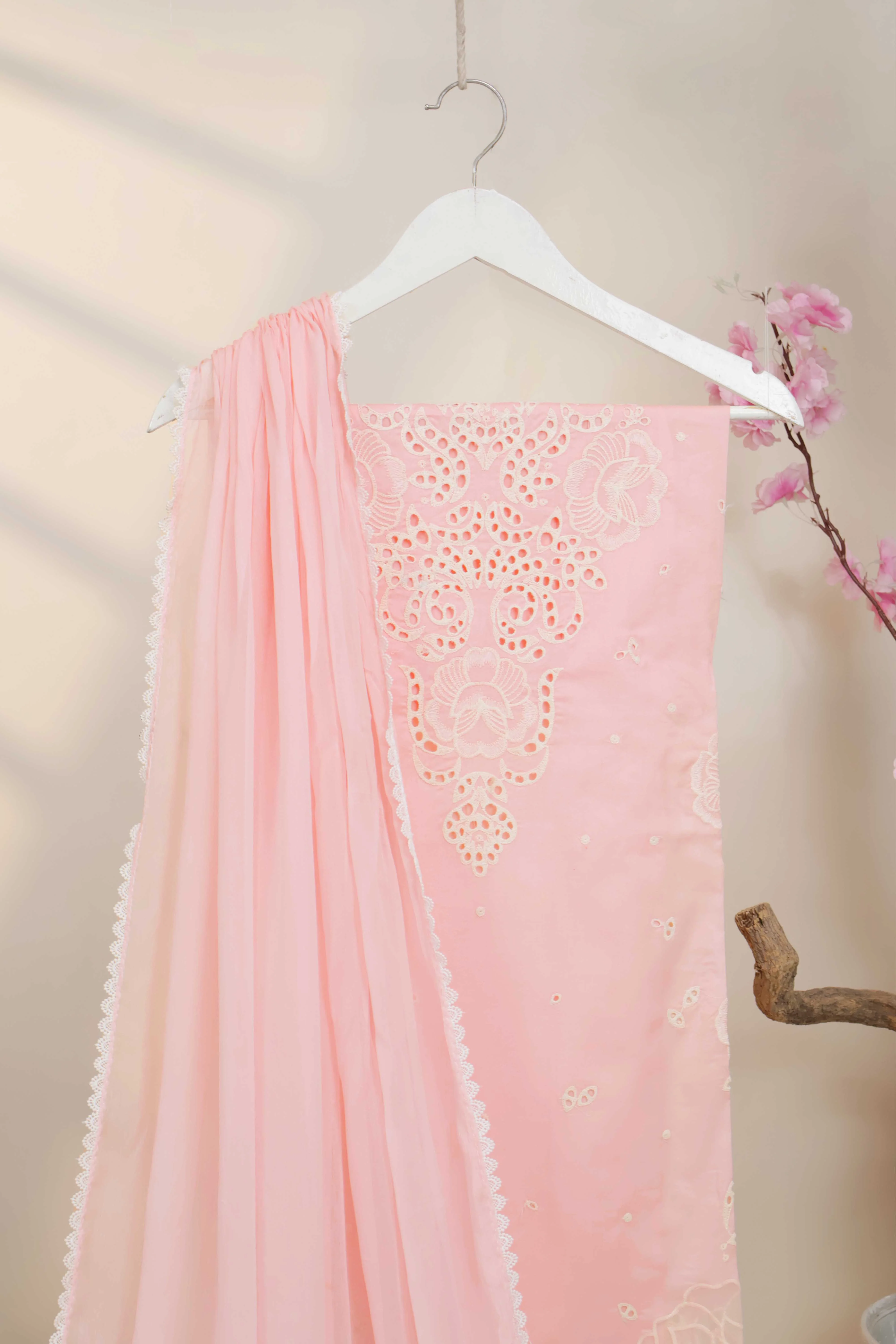Luxury Lawn Embroidered Suit NV1WR04 - Image 7