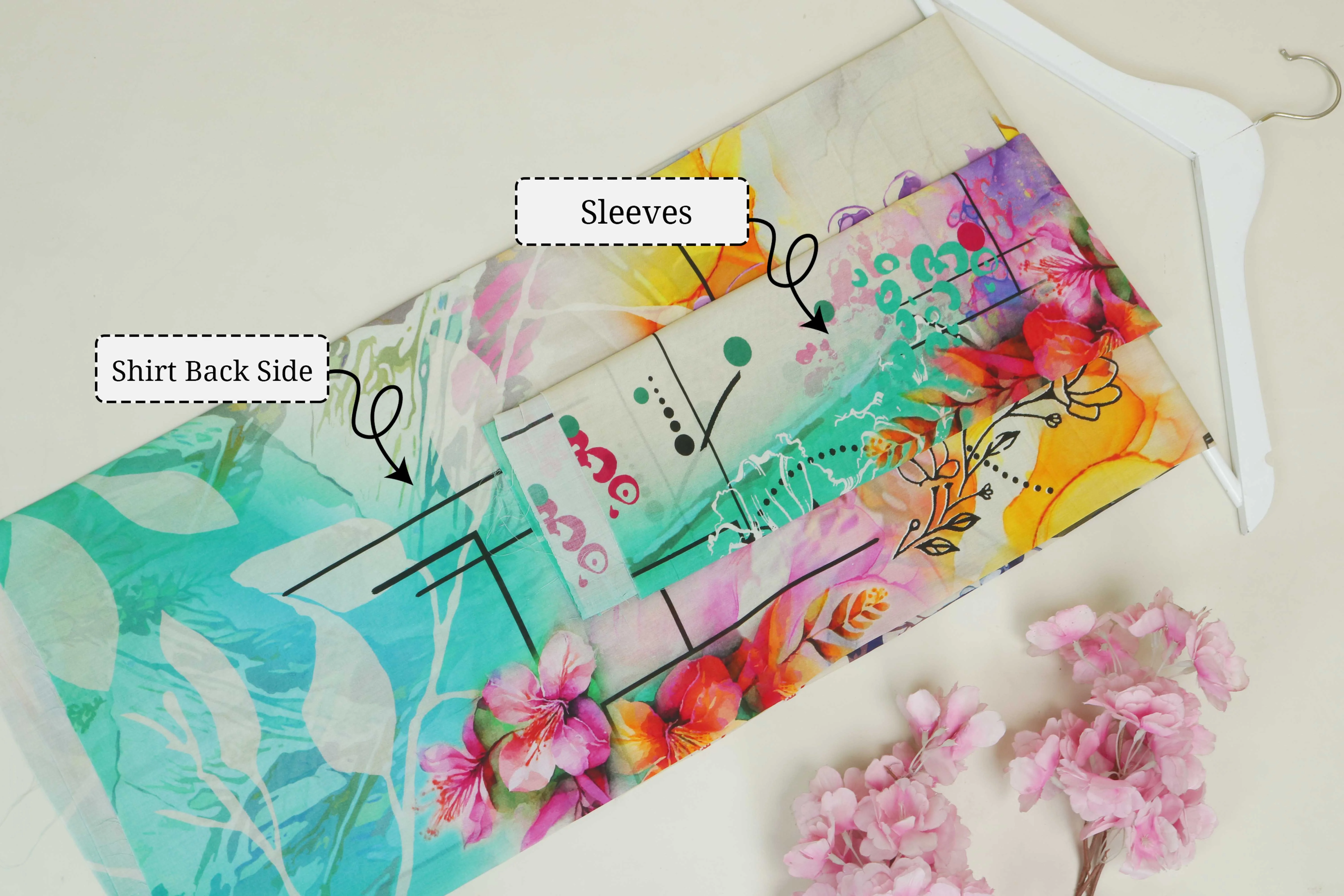 Luxury Lawn Printed Suit H25SLMJ42 - Image 5