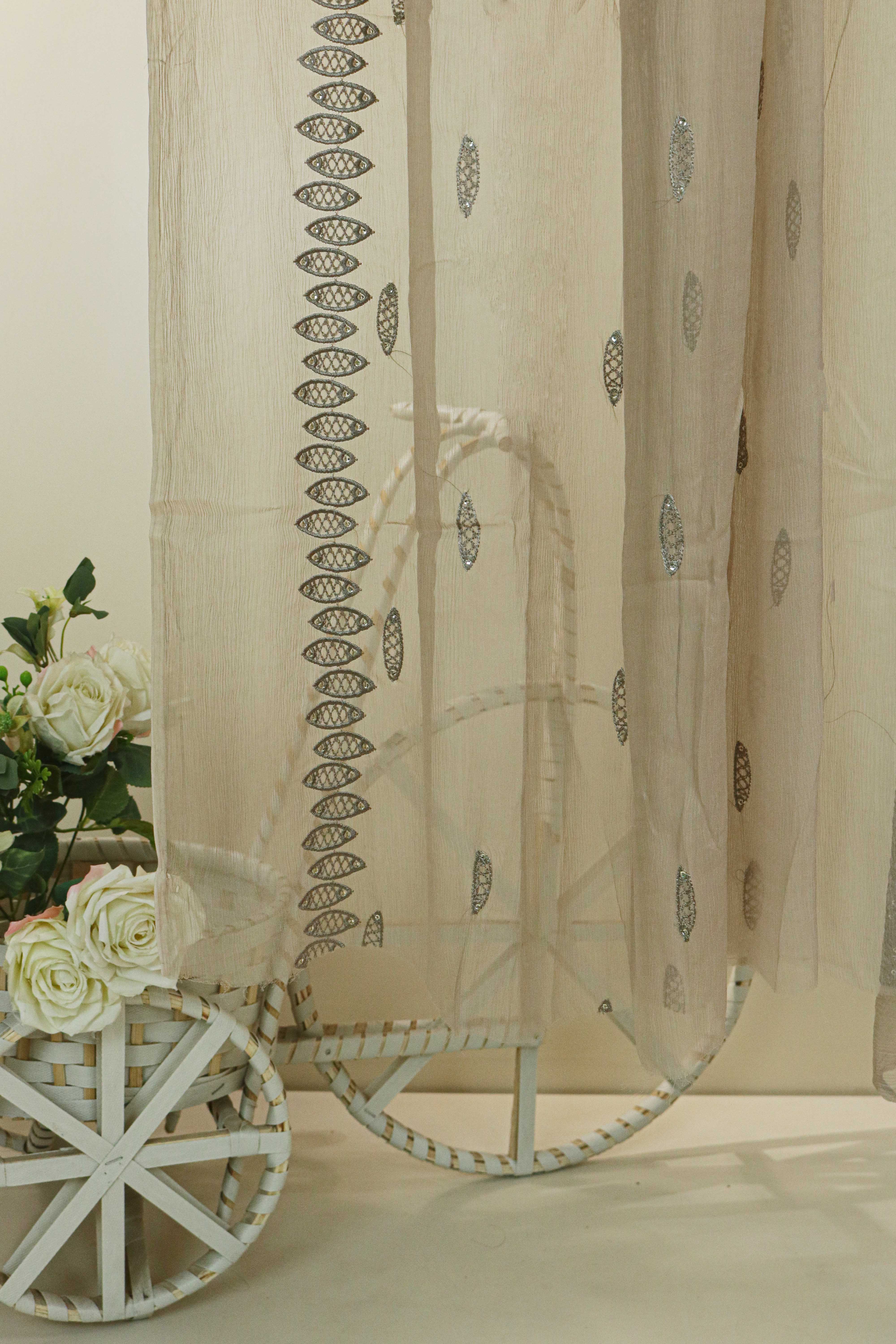 Luxury Chiffon Embroidered suit LUCH05 - Image 3