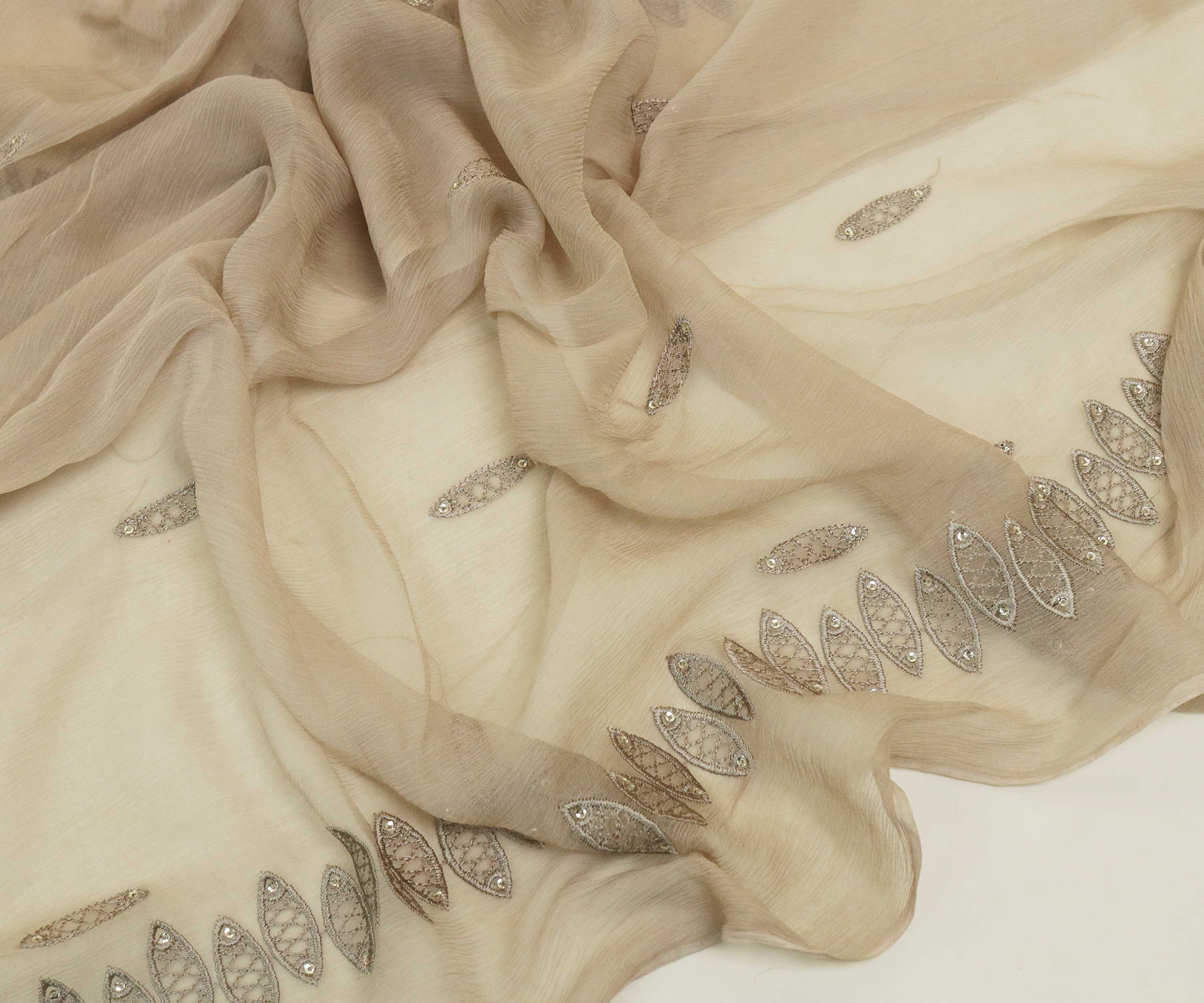 Luxury Chiffon Embroidered suit LUCH05 - Image 6