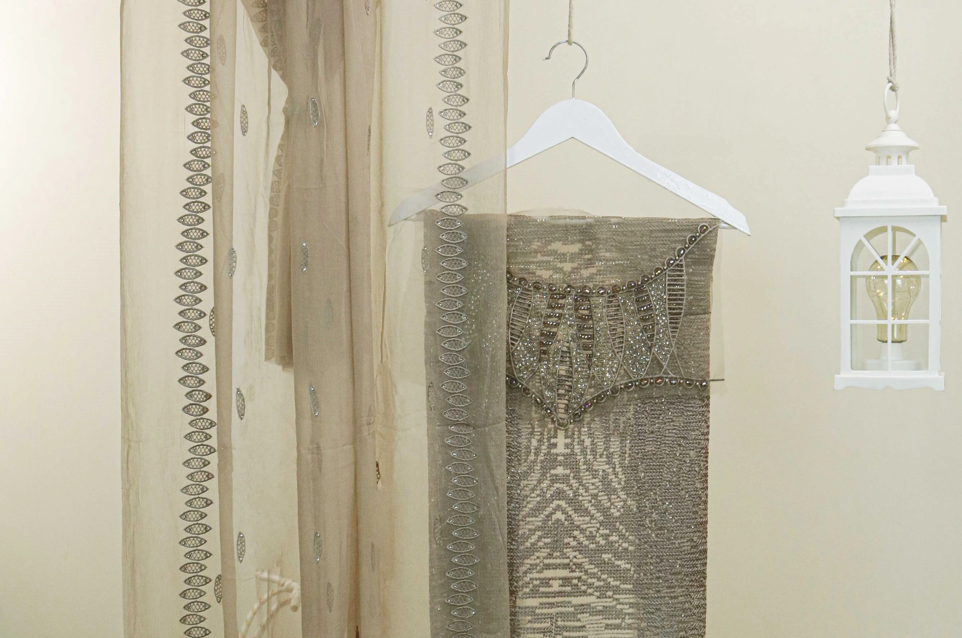 Luxury Chiffon Embroidered suit LUCH05 - Image 7