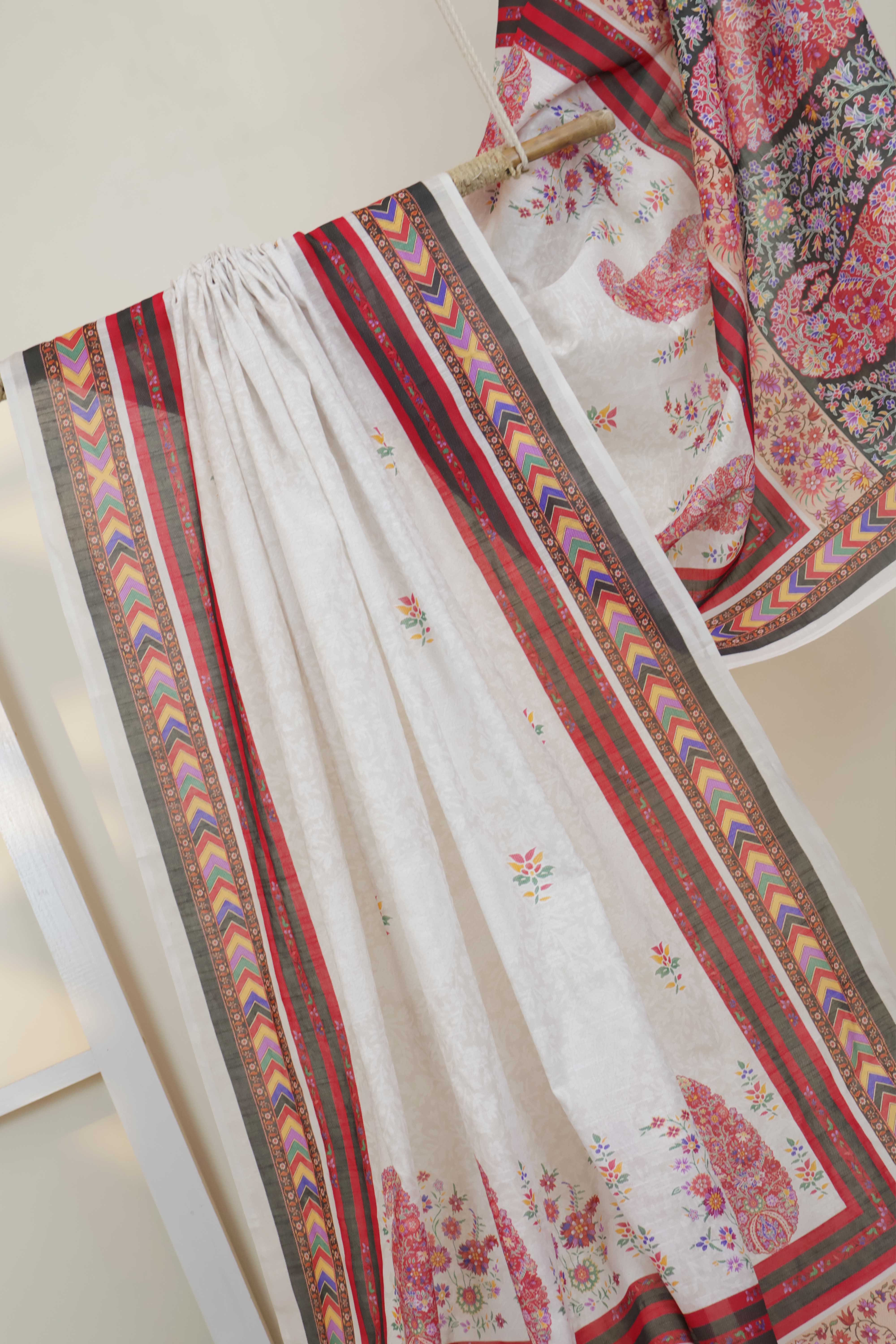 Printed Lawn Shawl 1339L - Image 2