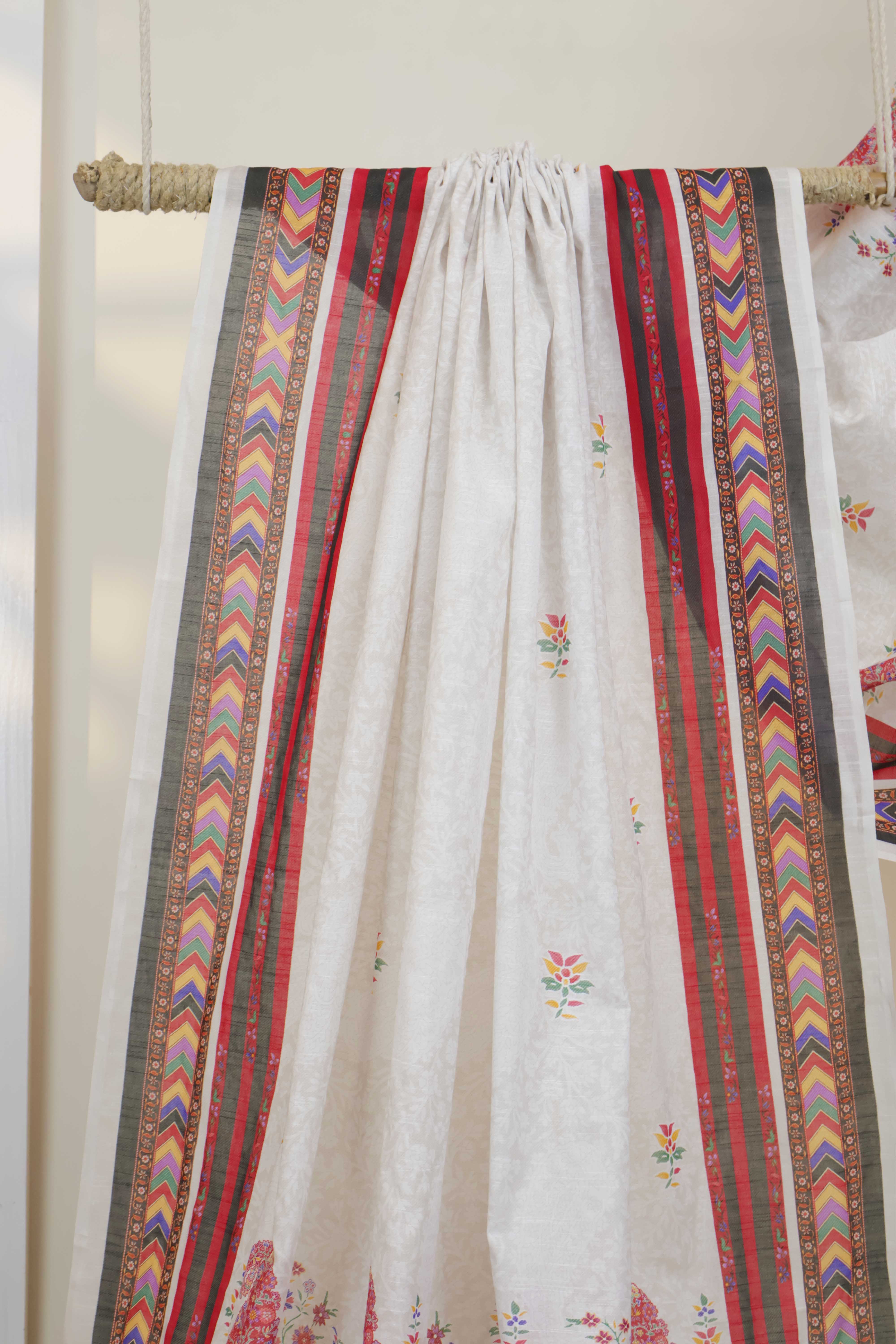 Printed Lawn Shawl 1339L - Image 4