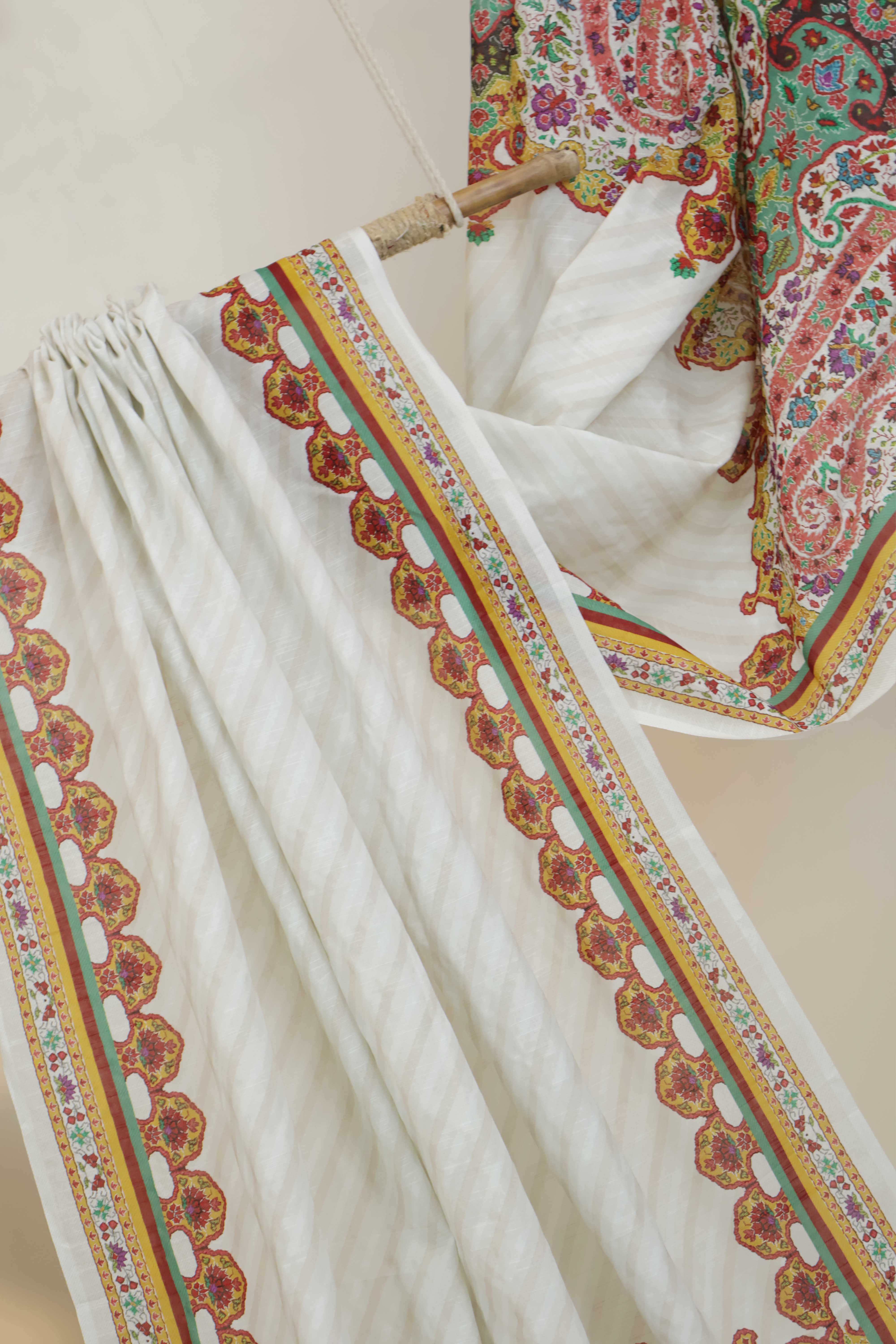 Printed Lawn Shawl 1339M - Image 4