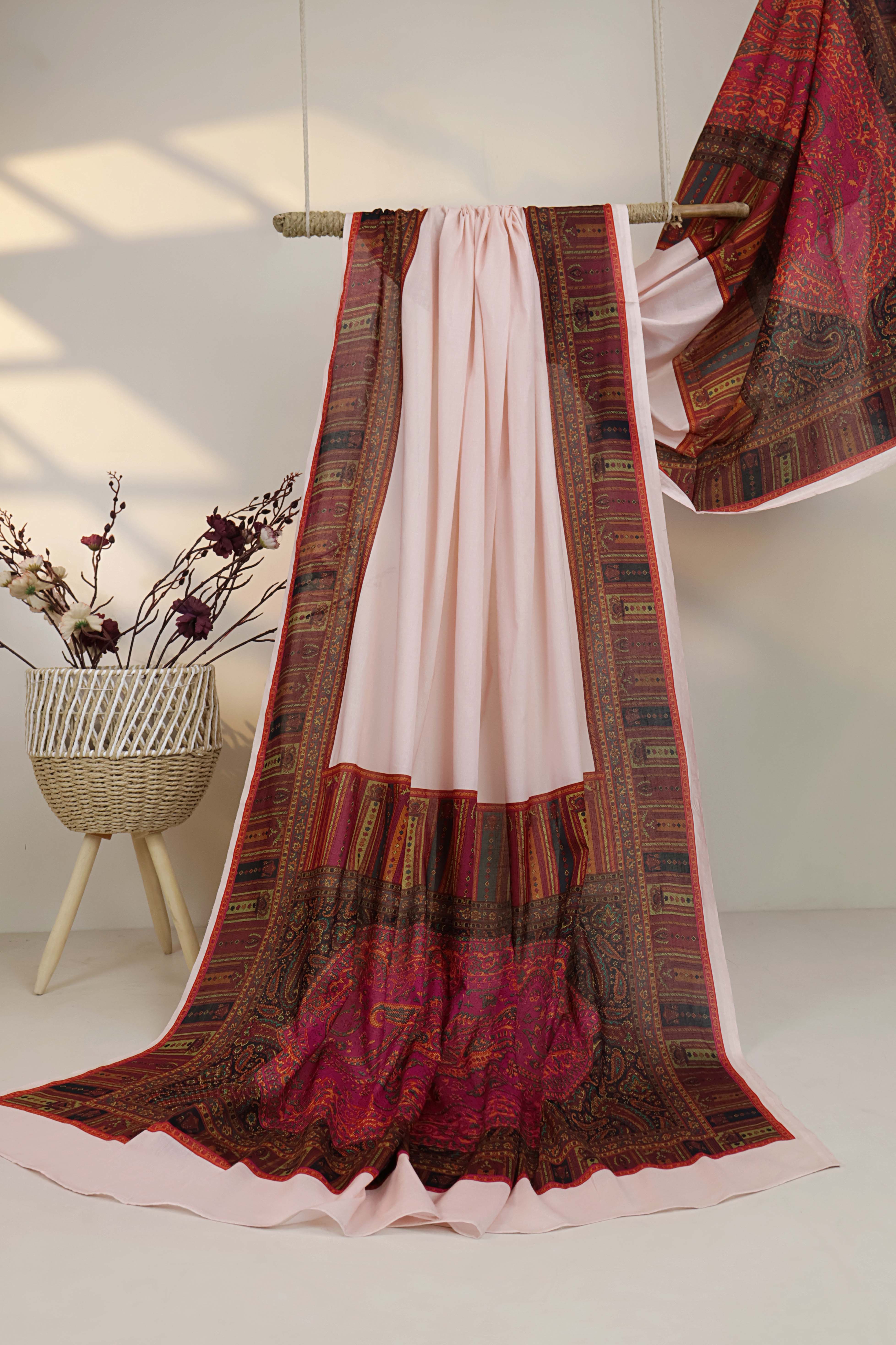 Printed Lawn Shawl 1339O - Image 2