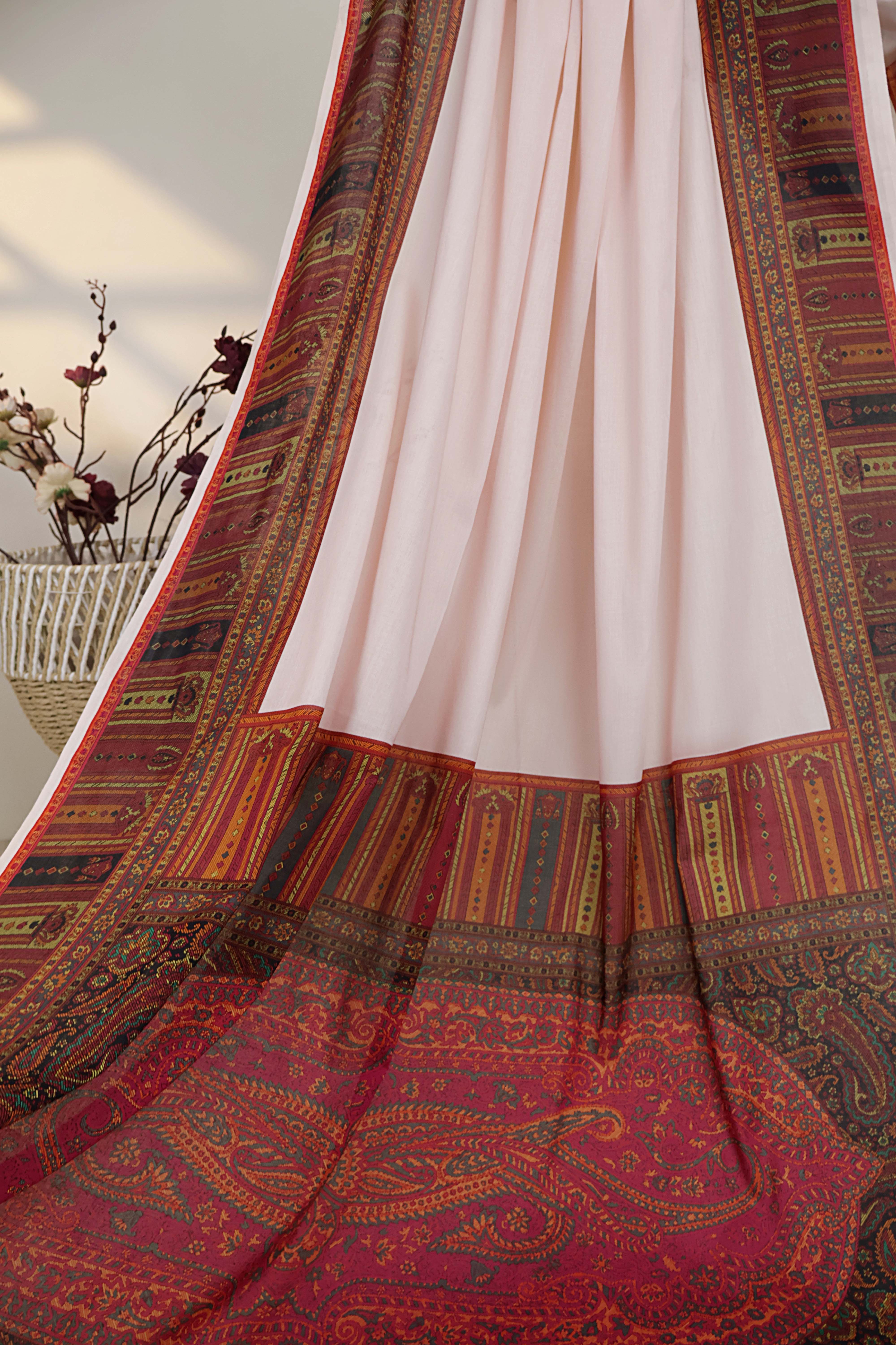 Printed Lawn Shawl 1339O - Image 4