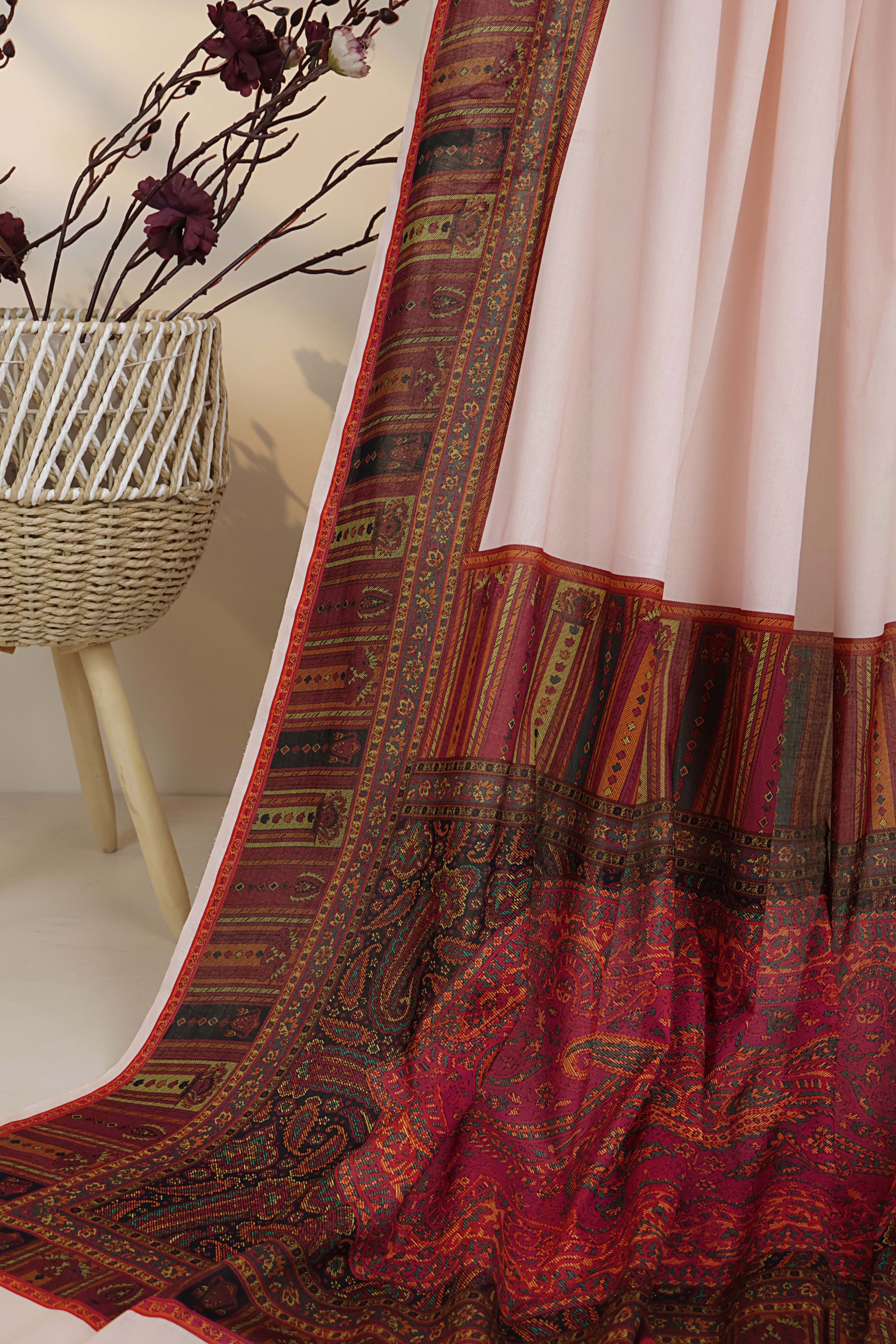 Printed Lawn Shawl 1339O - Image 5
