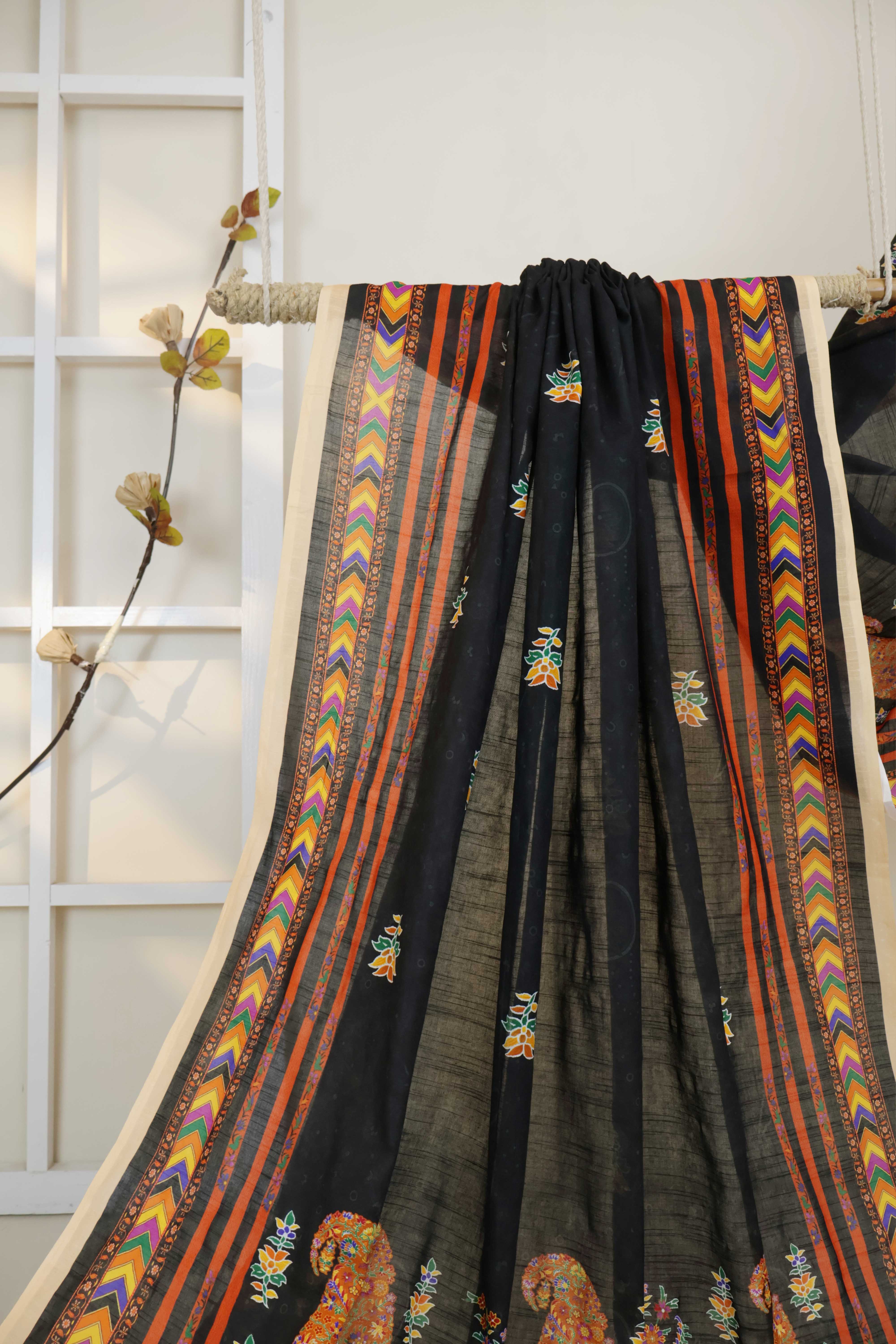 Printed Lawn Shawl 1339F - Image 3