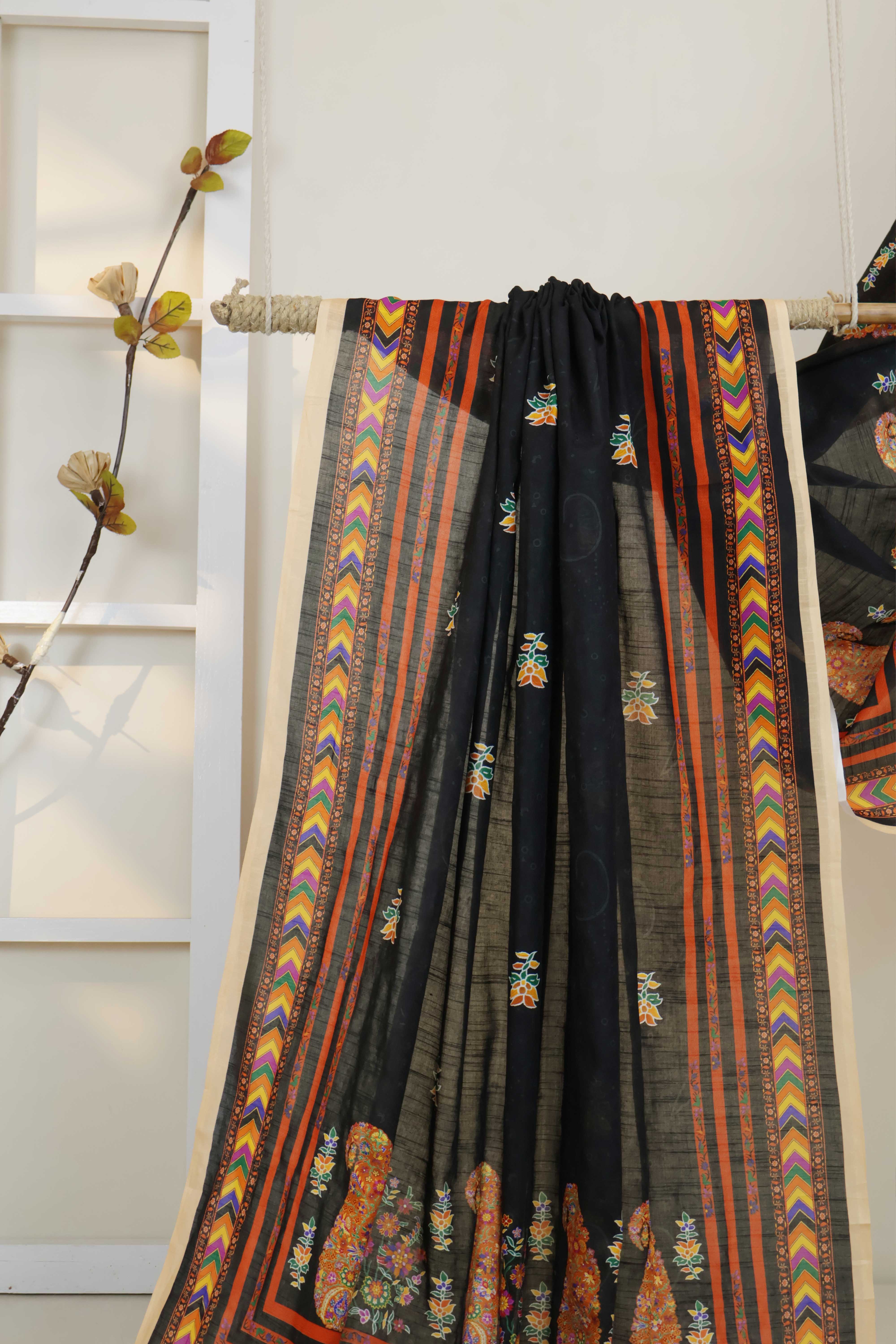 Printed Lawn Shawl 1339F - Image 4