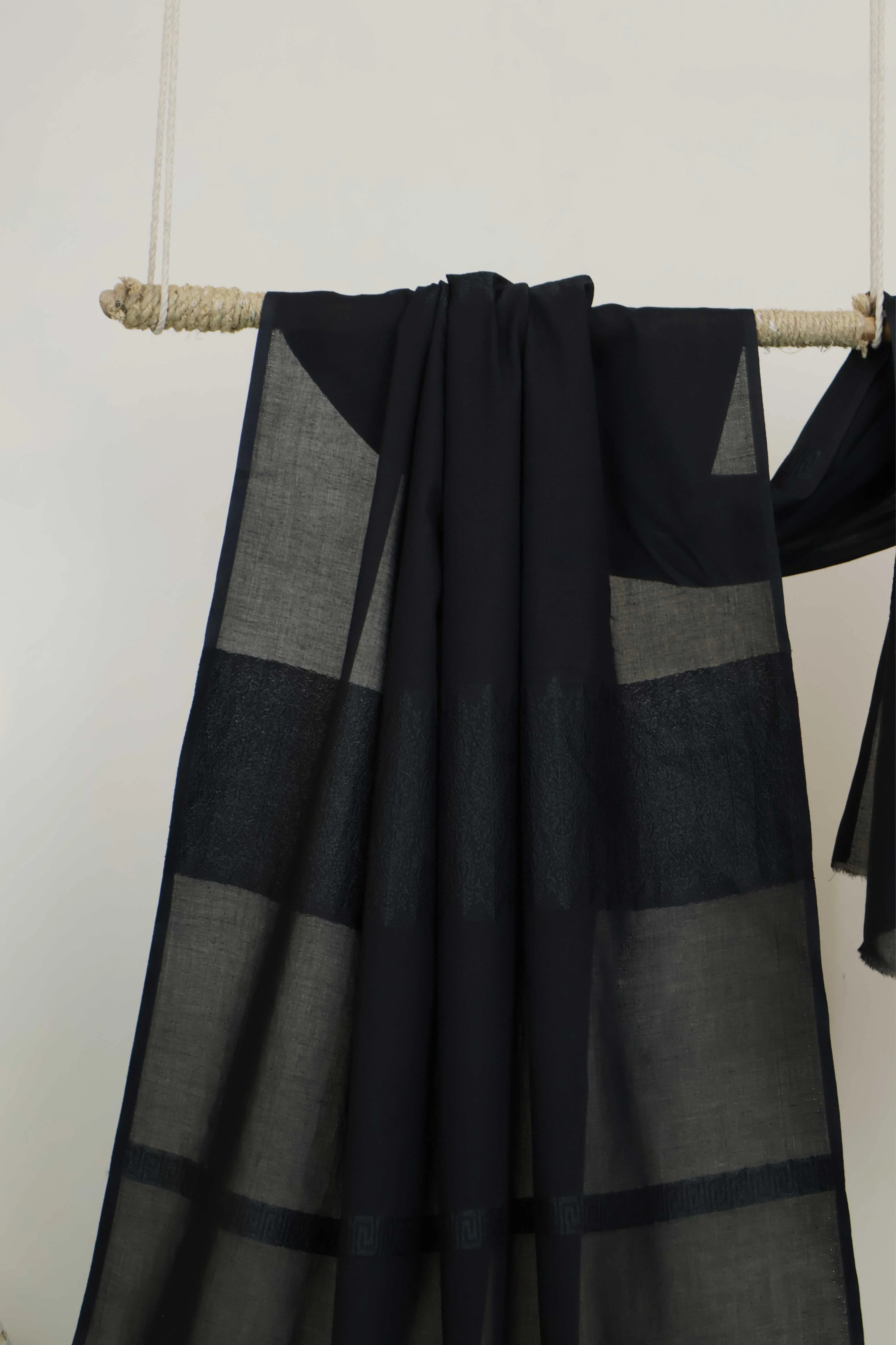 Self Jacquard Lawn Shawl HLSH129