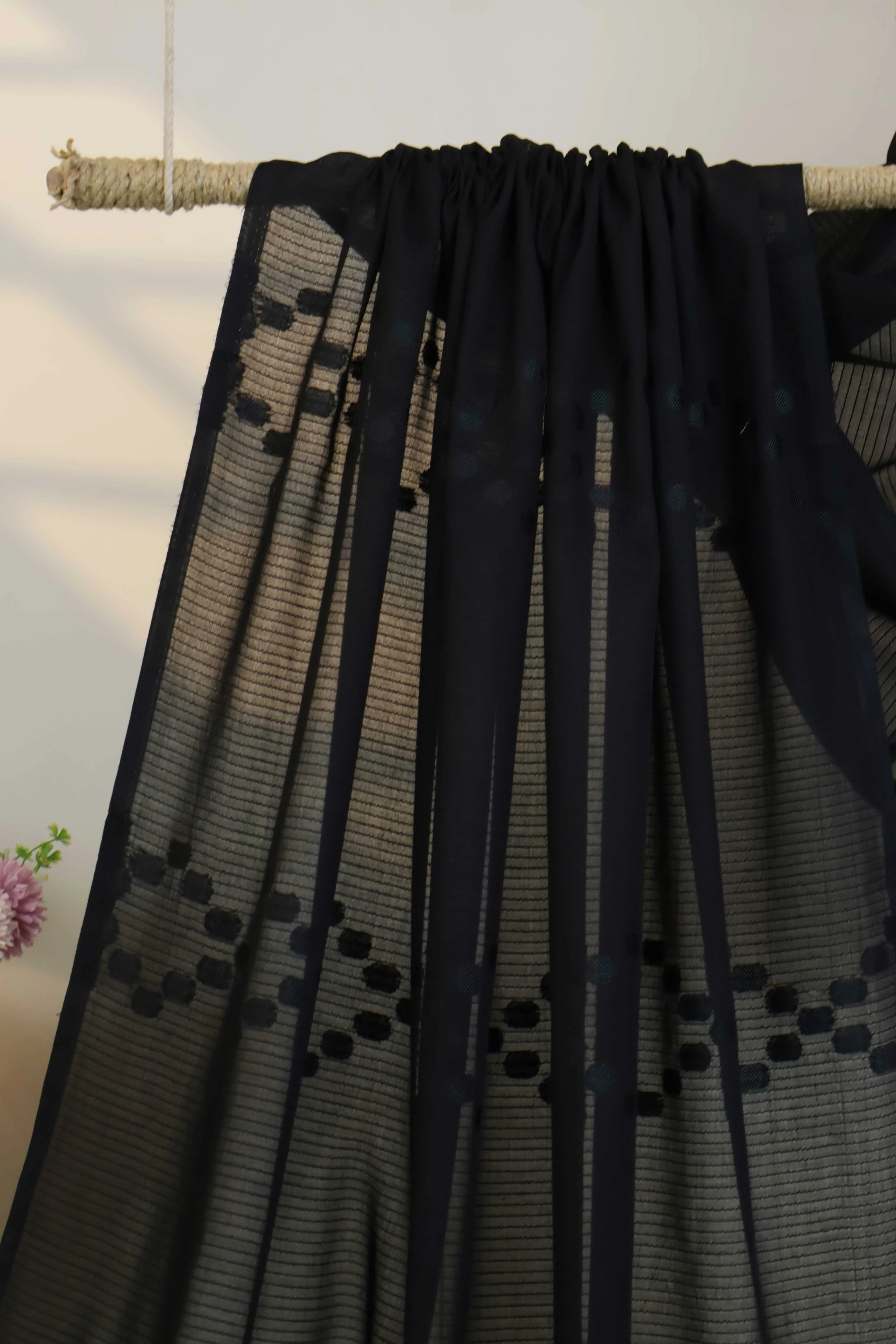 Self Jacquard Lawn Shawl HLSH235 - Image 5