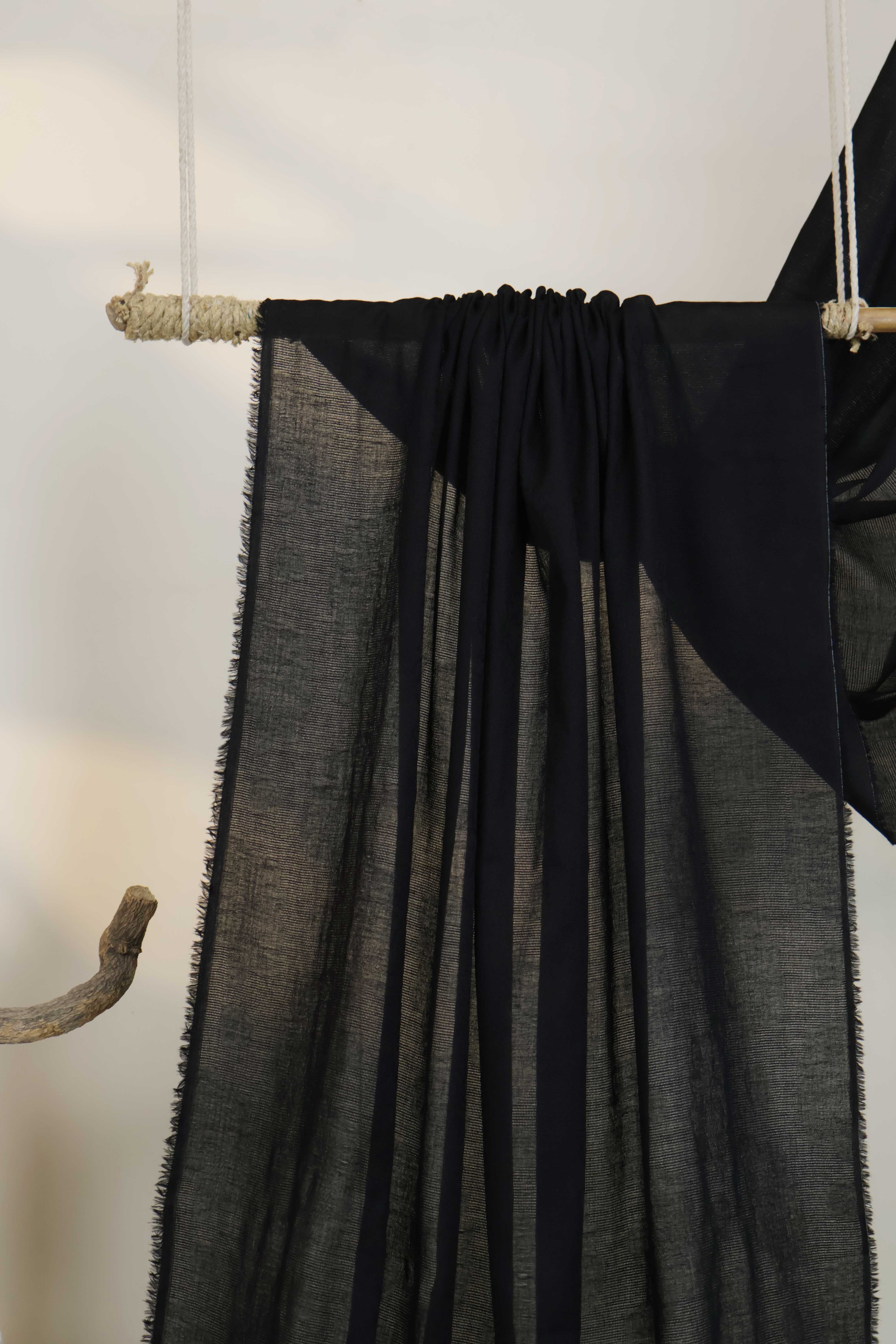 Self Lawn Shawl 1019 - Image 8