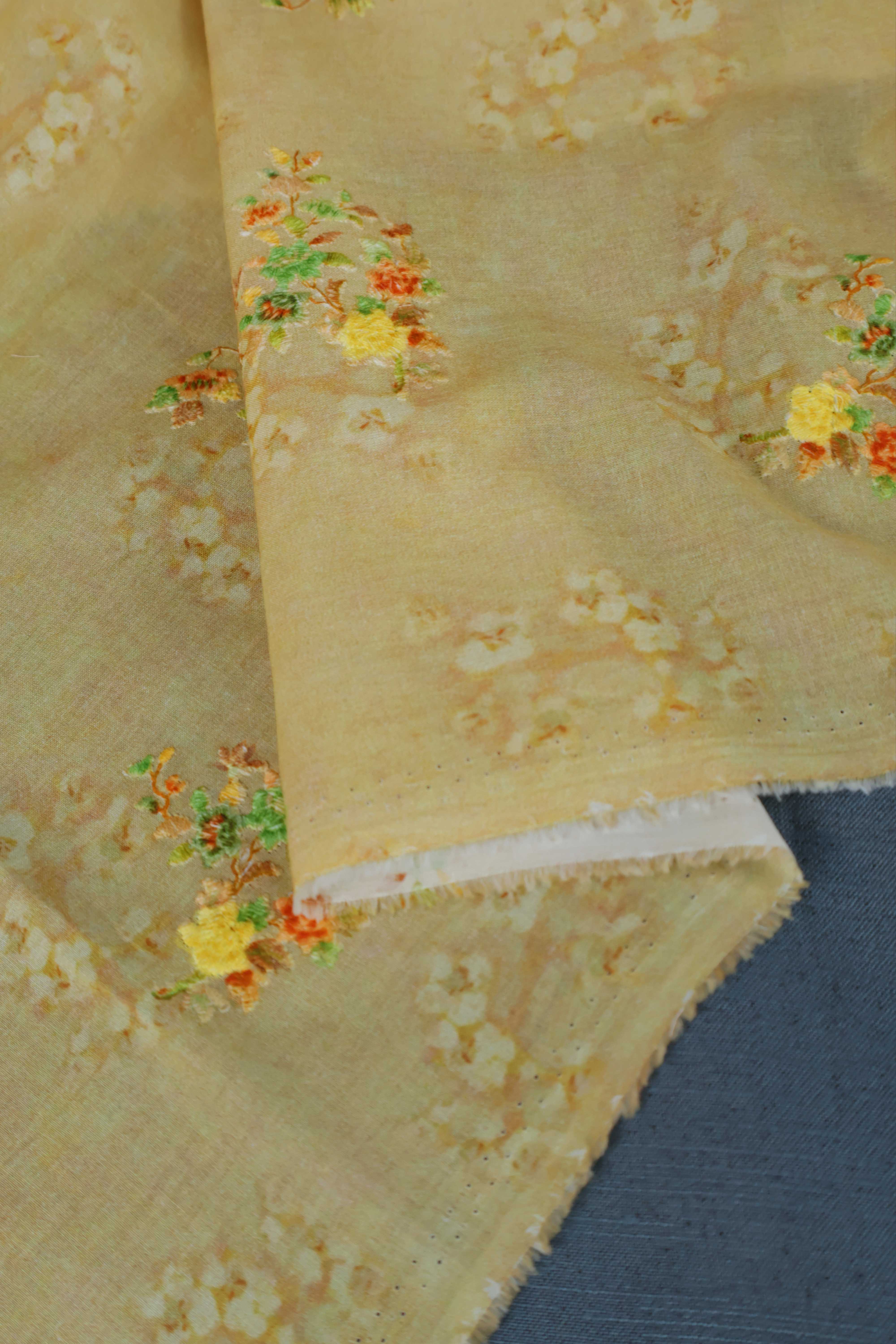 Shirt – Printed Embroidered Lawn L1PE108 - Image 3