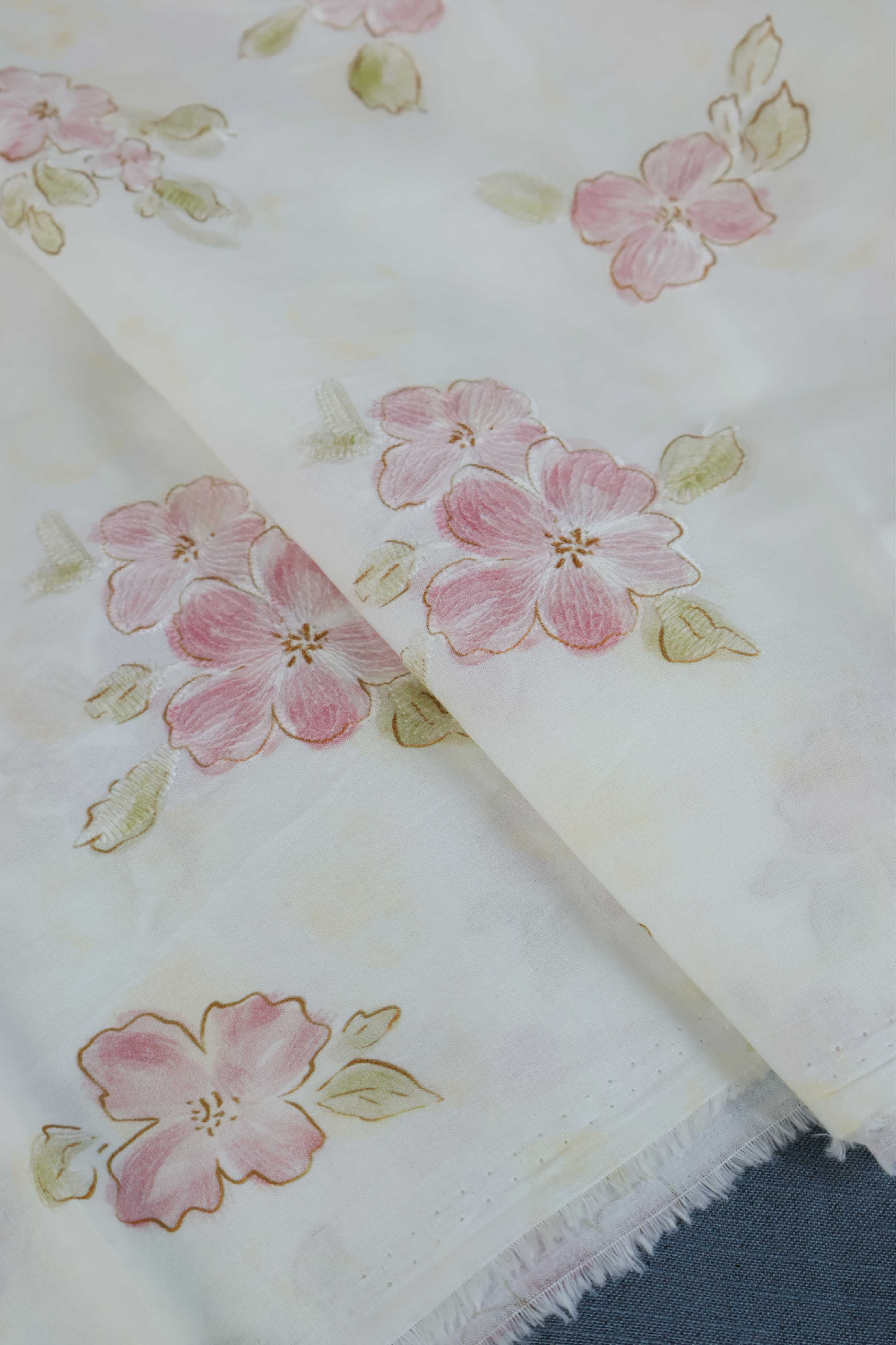 Shirt – Printed Embroidered Lawn L1PE111 - Image 3