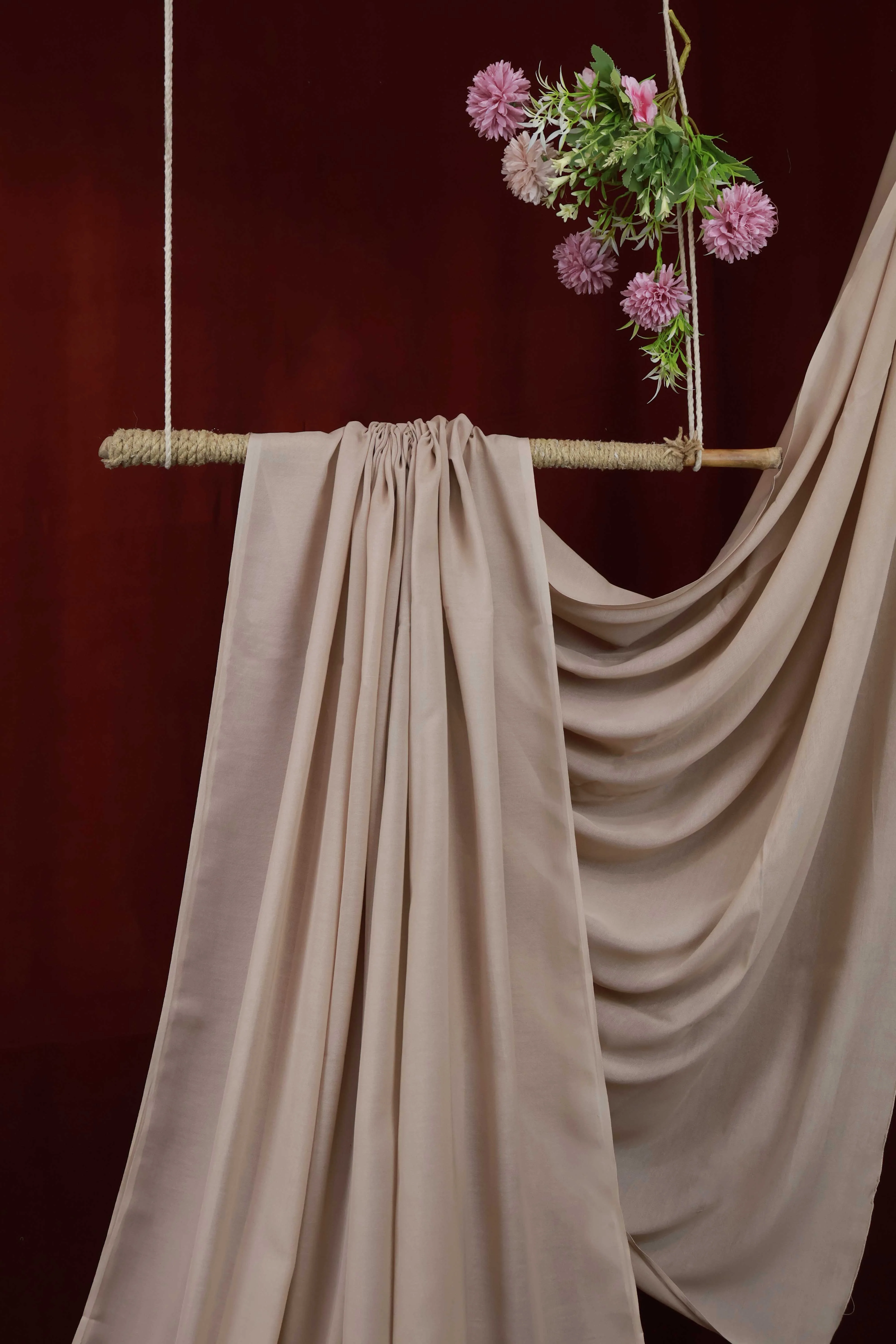 Swiss Voil Plain Shawl - Image 2