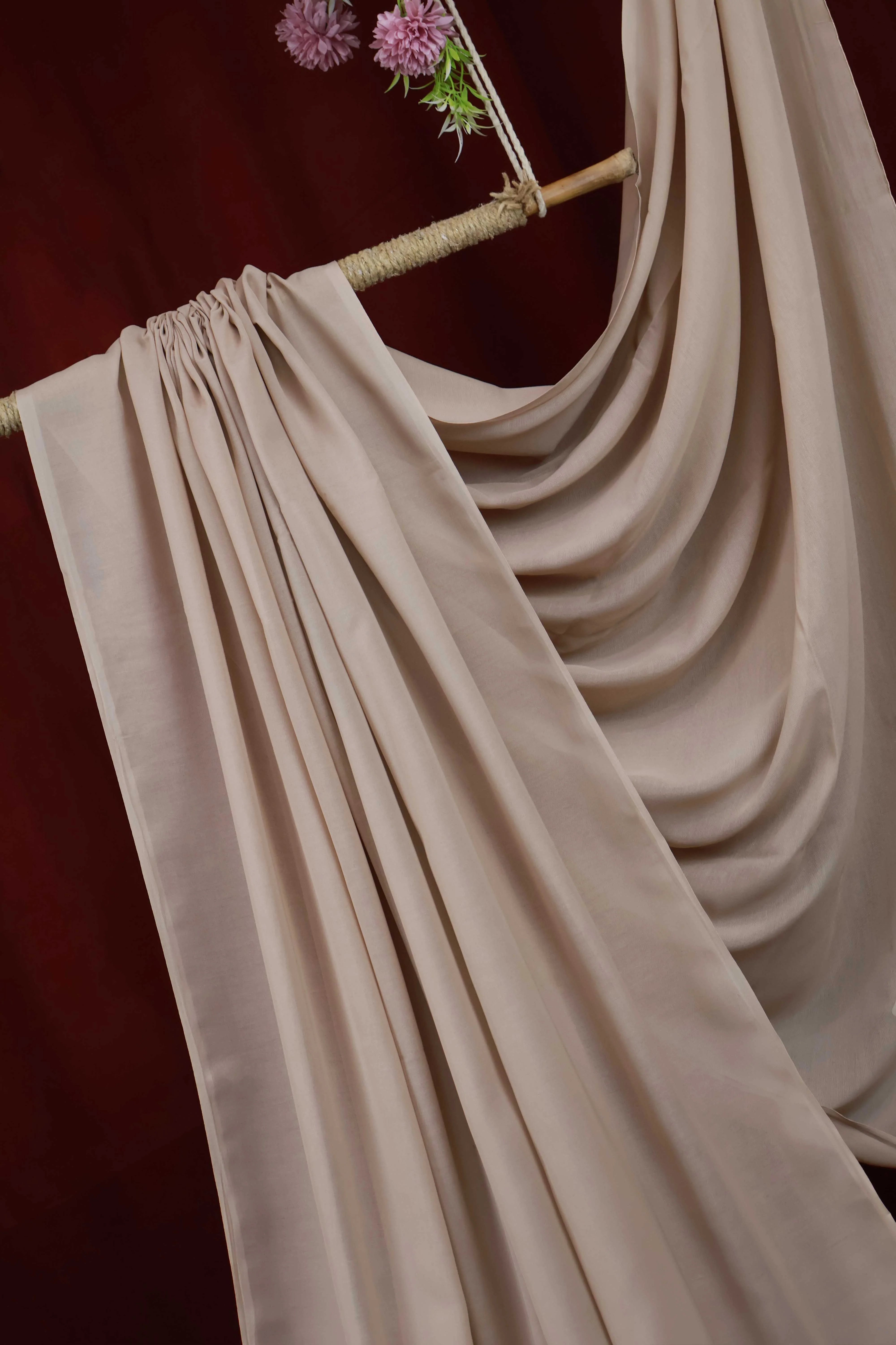 Swiss Voil Plain Shawl - Image 3