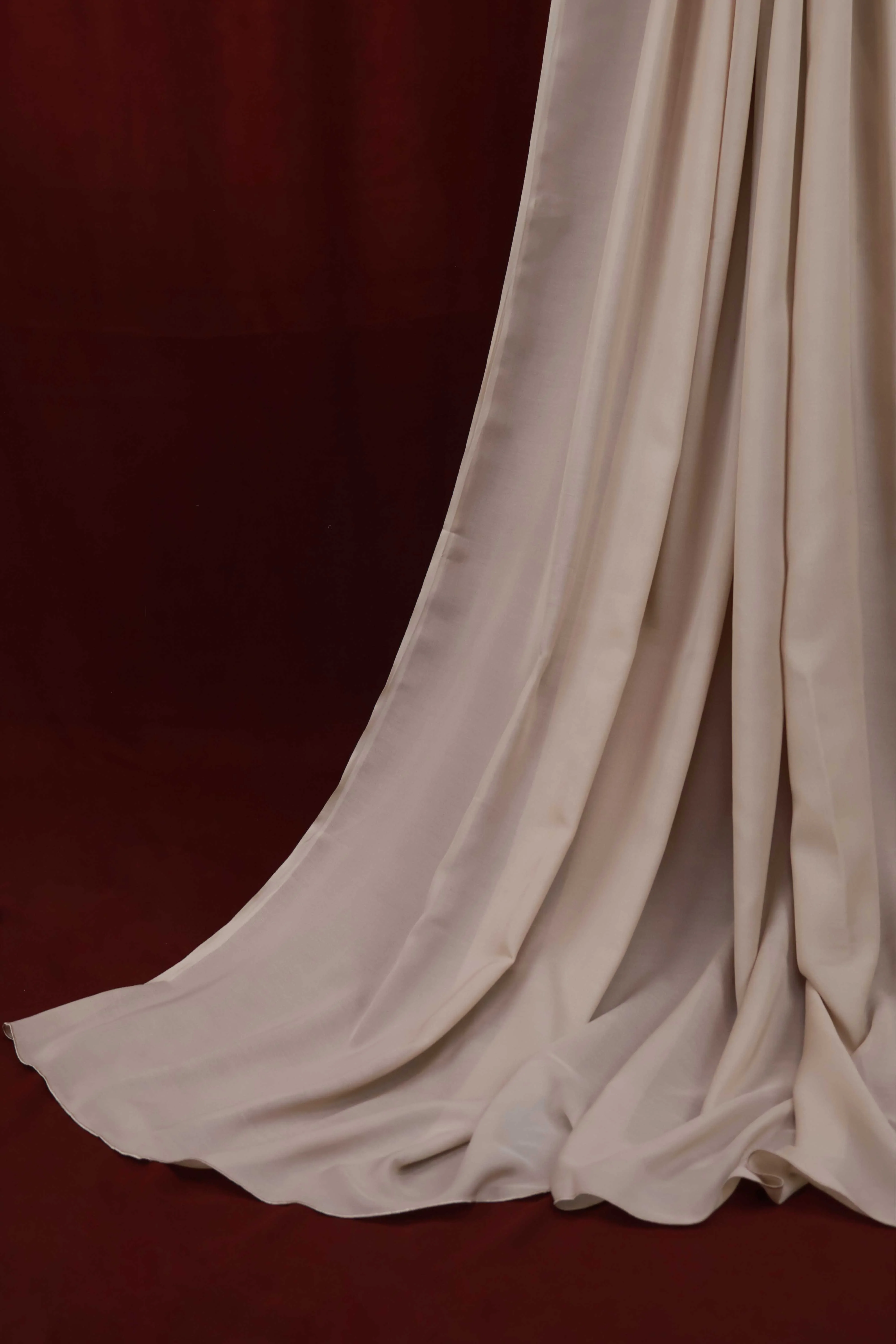 Swiss Voil Plain Shawl - Image 4