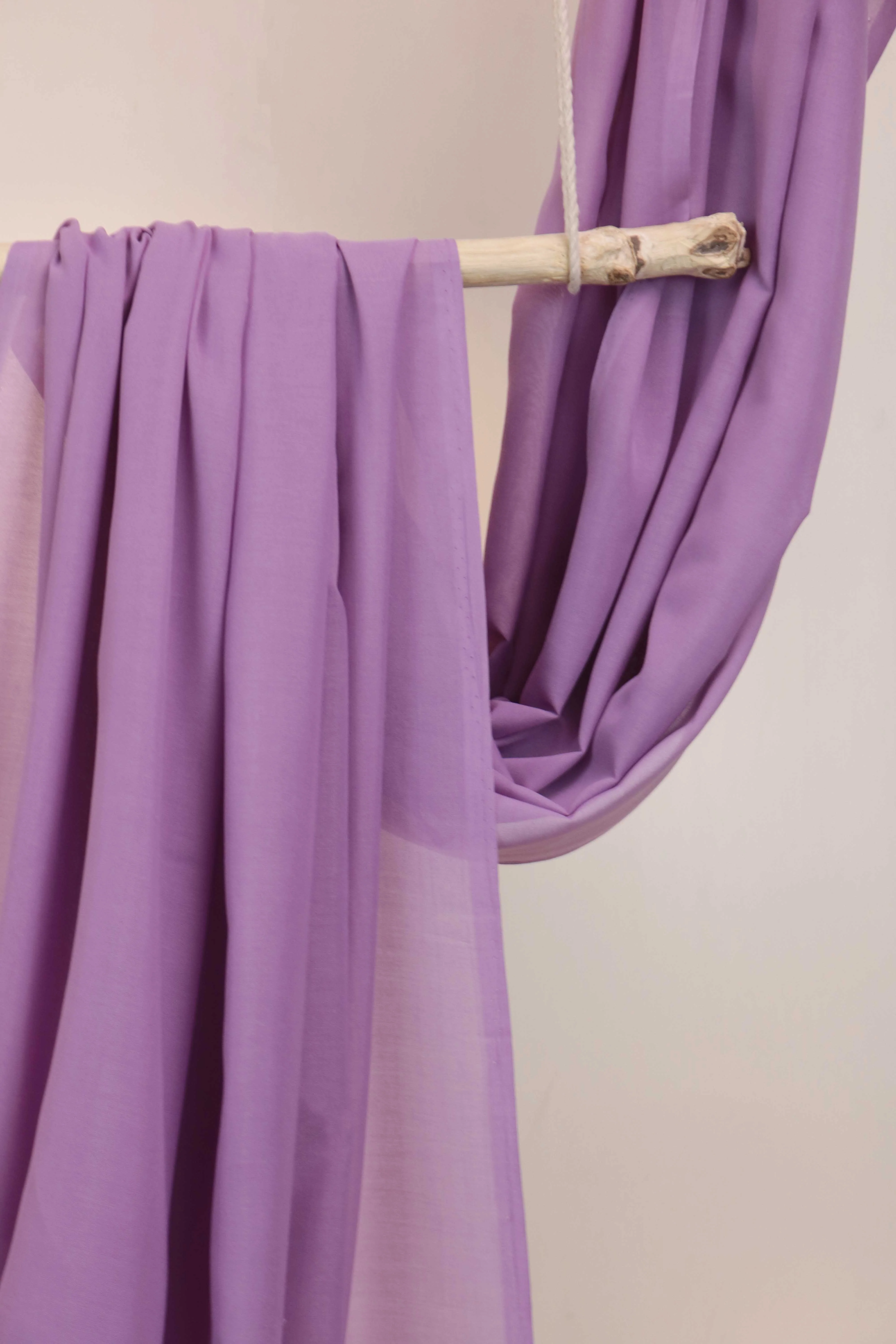 Swiss Voil Plain Shawl - Image 3